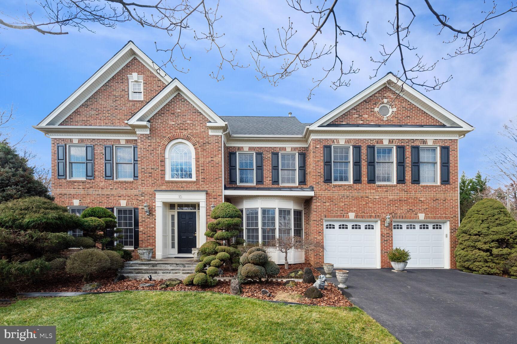 Spectacular, highly sought-after “Oakton” model by Craftmark Homes on one of the largest and most beautifully landscaped lots in Potomac Glen and it is situated on a quiet cul-de-sac! It is also located in the Churchill-Hoover-Wayside School District! This home is immaculate and truly shows like a model home throughout.
- The Main Level features oak and cherry hardwood floors throughout, a dramatic two-story family room with walls of windows and a floor-to-ceiling Williamsburg lime-washed fireplace that is absolutely stunning! Also, there is a beautiful office/study with double French doors, built-in bookshelves and bay window. A modern, up-to-date kitchen with granite countertops and a spacious breakfast area as well as a large formal living room and dining room, powder room, and mudroom/laundry complete this level! 
- The Second Level features an extremely spacious primary bedroom with two walk-in closets, a large dressing area and a beautiful primary bathroom with many upgrades. Three additional large bedrooms and two other full bathrooms are found on this level. 
- The Basement Level includes a huge entertainment area perfect for entertaining family and guests, an additional room for an office or other use, a full bathroom with shower and tub as well as two huge storage rooms! 
Everything throughout this home exudes elegance, class, grace, charm and beauty. It is truly a rare find!