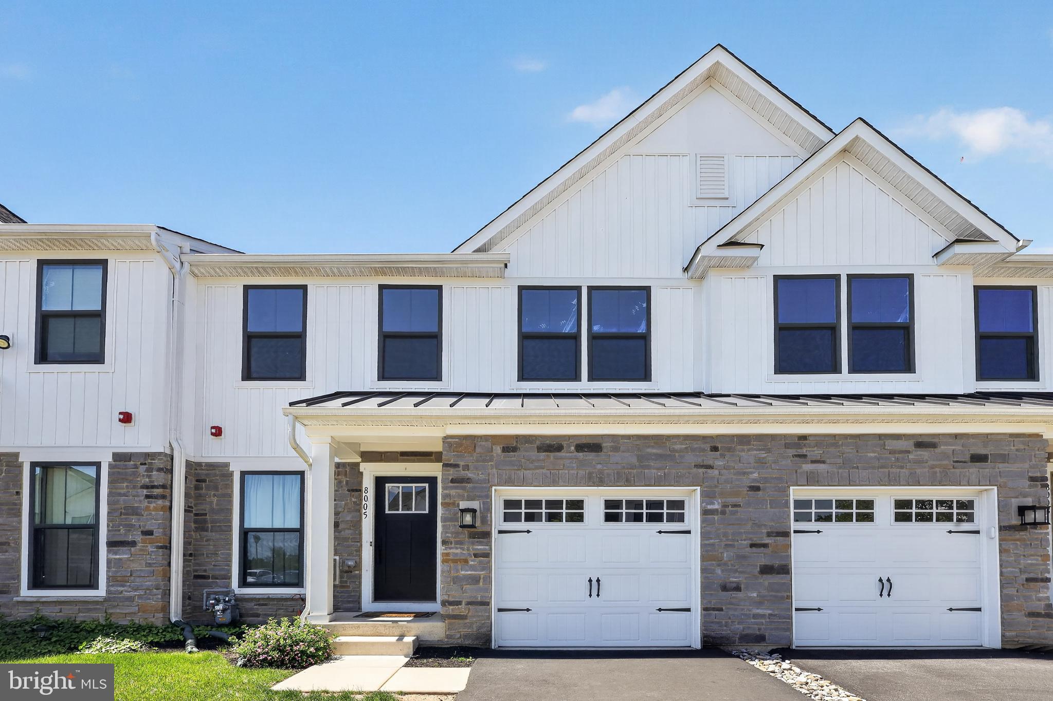 <br><br>Welcome to 8005 Milltown Circle, a charming and nearly-new (built in 2022)  townhouse nestled in the desirable Ashbourne Meadows community of Cheltenham. With 2,570 square feet of beautifully finished living space (including the 600 SF finished basement), this 3-bedroom, 3.5-bathroom home blends contemporary style with functional design.

<br><br>As you enter the home, you're greeted by a sun-drenched living room, where oversized windows create a warm and inviting atmosphere—ideal for working from home or a playroom for the kids. The open-concept main level features luxurious vinyl plank flooring that flows seamlessly throughout the first floor. This space leads you to the heart of the home—the kitchen.

<br><br>Equipped with sleek quartz countertops, a spacious island with seating for 3-4 guests, stainless steel appliances (gas cooking), and pristine white cabinetry, this kitchen is perfect for both cooking and entertaining. A generous pantry closet provides extra storage. The kitchen opens directly to the dining room, where a sliding door invites you out onto the spacious deck (plenty of space for a table and grill) —ideal for entertaining guests. Across from the dining room, you'll find the inviting family room, complete with large windows that overlook the backyard, filling the space with natural light. A convenient first floor powder room completes the main level of the home.

<br><br>Upstairs, an oak staircase leads to the second level, where you'll find the spacious primary bedroom. Featuring plush carpet, semi-vaulted ceilings, and a walk-in closet, this sanctuary is a perfect retreat. The en-suite bathroom is equally impressive with elegant tile flooring, a tiled shower, and double vanity sinks for added comfort. Two additional bedrooms on this floor, both with carpeted floors, offer flexible space for children, guests, or a home office. The second full bathroom features a tub/shower combo and a single-sink vanity. A laundry room (washer & dryer included) with tile flooring and attic access completes this level.

<br><br>The lower level offers even more space to enjoy, with a spacious finished basement that opens through a sliding door to the area beneath the deck. The finished lower level offers exceptional flexibility with an expansive built in bar area, expansive entertainment area, and a full bathroom on the lower level.  An unfinished bonus room provides ample storage options for all your needs - potential office, gym, or additional bedroom. A utility room houses the electric hot water heater and gas heater.

<br><br>Parking is never an issue with an attached garage , driveway parking and multiple community parking lots nearby.

<br><br>Location ! Location ! Location ! Located in the sought-after Cheltenham School District, Ashbourne Meadows offers the best of suburban living with easy access to city amenities. Enjoy nearby shopping and dining at Greenleaf at Cheltenham and Willow Grove Park Mall, outdoor adventures at Tookany Creek Park and Curtis Arboretum, and leisure at Melrose Country Club. Commuters will love the quick access to Route 611, the PA Turnpike, and multiple regional rail lines—making travel to Center City and Northeast Philadelphia a breeze. Stylish, spacious, and thoughtfully designed, this Ashbourne Meadows gem isn’t just a home—it’s a lifestyle. Come experience the perfect balance of luxury and livability.

<br><br>Schedule your showing today! Don’t miss the opportunity to make this stunning newer built townhome your own !
