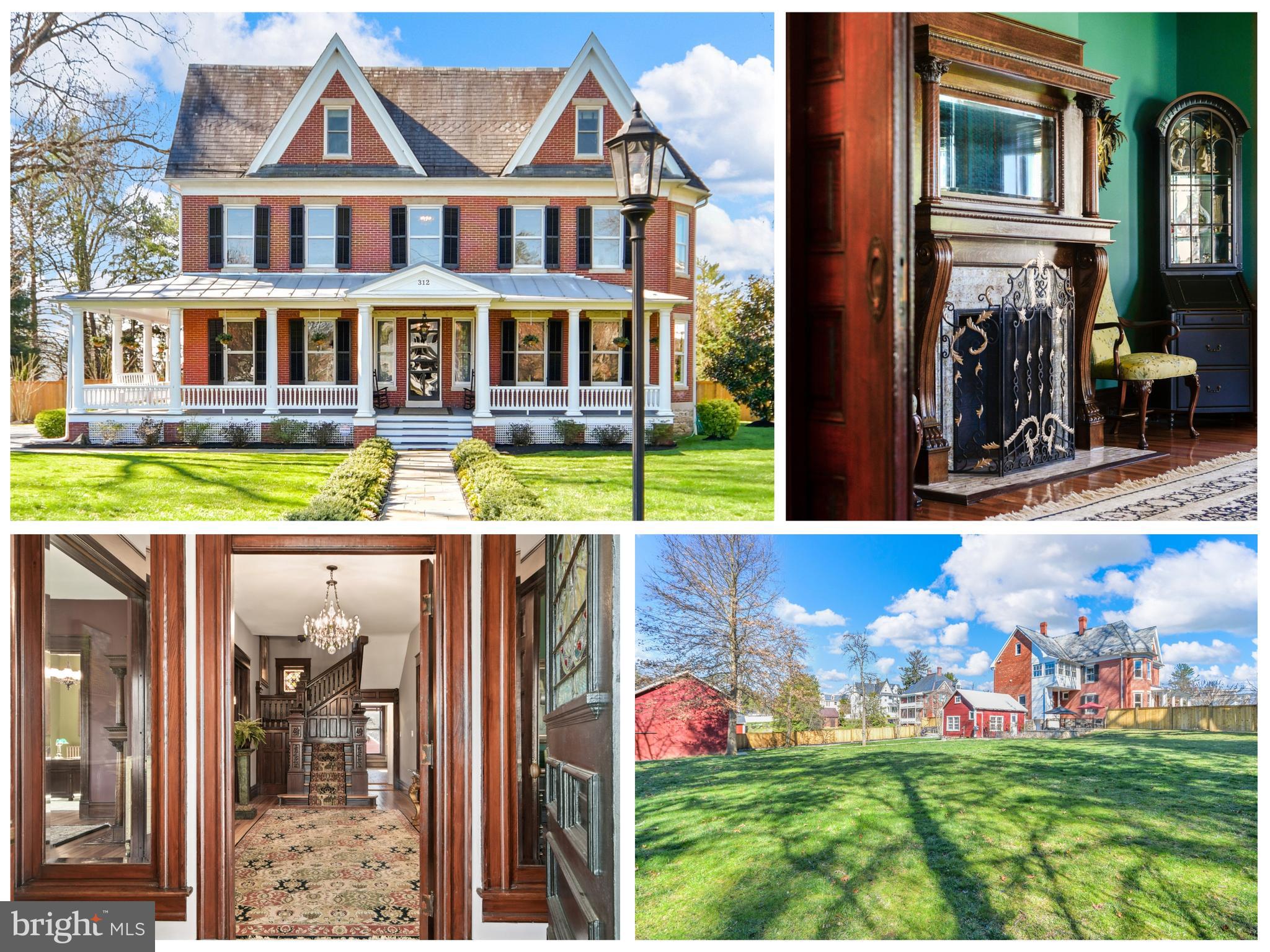 Historic Victorian - Prepare to be AWED!  Nestled in the heart of Middletown, at 312 E. Main St., stands a beacon of architectural beauty and historical significance. This isn't just any home; it's the home that captivates the hearts and imaginations of everyone who passes by. In a town where Main Street is the lifeline, this Victorian masterpiece commands attention, admiration, and a sense of pride among the locals. It is more than a house; it's a landmark, a testament to the town's rich history, and a pillar of the community.
Every small town boasts that one iconic house that is universally known and revered. In Middletown, 312 E. Main St. holds this esteemed title. Its striking Victorian facade, coupled with meticulous landscaping, sets it apart as a gem in a one-street town where it's impossible not to be awestruck by its presence. This home is the subject of local lore and admiration, representing the quintessence of architectural grace and the enduring spirit of the community.
The transformation of this historic property is nothing short of miraculous, with nearly $1 million invested in upgrades and renovations to marry the charm of yesteryears with the convenience and luxury of modern living. The current and previous owners have spared no expense or effort in preserving the home's external Victorian elegance while ensuring the interior meets the pinnacle of contemporary standards.
Upon stepping inside, you are greeted by an ambiance that seamlessly blends traditional charm with modern sophistication. The entryway, adorned with stained glass windows, offers a taste of the old-world charm that permeates throughout the house. The massive center hall leads you into a world where each room tells a story, from the cozy parlor to the expansive entertaining areas, all accented by functioning pocket doors that add an element of Victorian practicality and privacy.
The kitchen is a chef's dream, boasting custom cabinets, a huge center island, and state-of-the-art appliances, making it perfect for entertaining guests or enjoying a quiet family dinner. The commitment to luxury continues in the bathrooms, all four of which have been finished to emulate the quality of a 5-star hotel, offering a spa-like experience in the comfort of your own home.
The grandeur of 312 E. Main St. extends beyond its interior to a massive wrap-around porch that invites you to relax and soak in the serene beauty of Middletown. The rear yard is a picturesque oasis, flat and fenced, offering privacy and tranquility with it’s beautiful stonework on multiple patio/living areas.  The rear of the property has charming shed and a barn that has been thoughtfully converted into a 2-car garage with additional storage space.
More Than a Home – A Statement of Prestige - Purchasing 312 E. Main St. is an opportunity to own a piece of history, a symbol of status, and a masterpiece of luxury living. It is a chance to be part of a legacy that will continue to be celebrated and admired for generations to come. This home is not just a place to live; it is a showcase of love, dedication, and a commitment to preserving the beauty of the past while embracing the luxuries of modern life.
Prepare to be awed, for 312 E. Main St. is not just a home; it's a dream realized in the heart of Middletown.