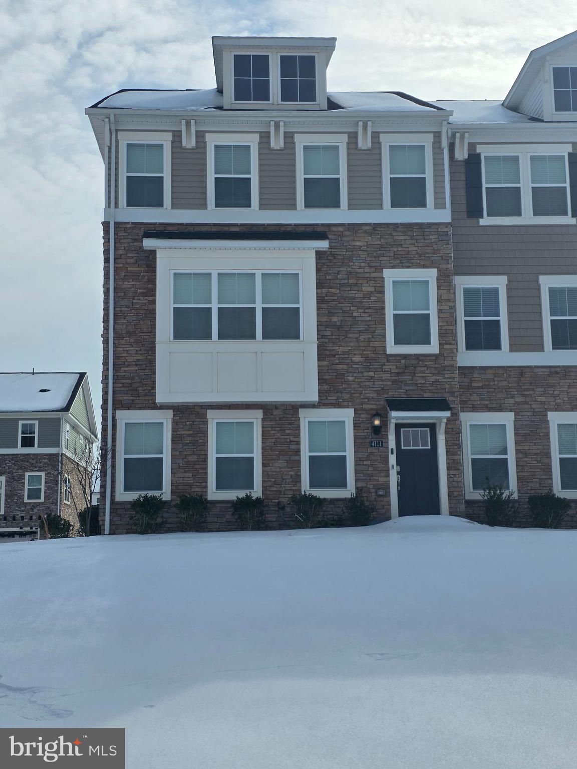 Price Reduced !!Nicely finished End unit 3 bedroom 3 full bath townhouse at Charles new development community. House competes with newly built with upgrades that surpass your imagination. The space and storage space are very conveniently located all through the house. Main floor has a recreation room with attached full bath that could be converted to bedroom for your guests . First floor has a good size dinning area and a very nice kitchen with wide center countertop and upgraded corner shelves also with hall bath. On the third floor, there is a Large size owner suite with private bathroom while two other bedrooms shares a full bath.. There is enough storage closet as well as Laundry area.  An inbuilt Spacious 2 car garage for your cars and privacy parking at the rear side of the property. The rear composite deck size 10x12 is also an addition useful for your cookout and outside relaxation. Schedule your showing today before its too late.