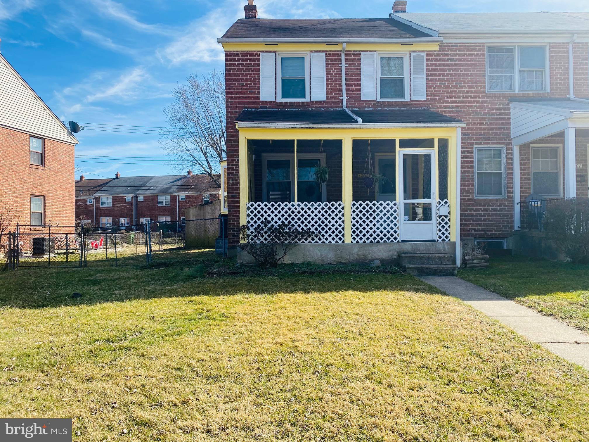 BEST AND FINAL BY 3/17/21 - 8PM!!!!!      Move in ready home with endless design possibilities! End unit TH located in Idlewood has a great front and back yard space, includes a large outdoor shed and 2 car parking pad. Hardwood floors, central air system,  and new windows.  Screened in porch and a large partially finished basement with a full bathroom. This home has so much to offer!