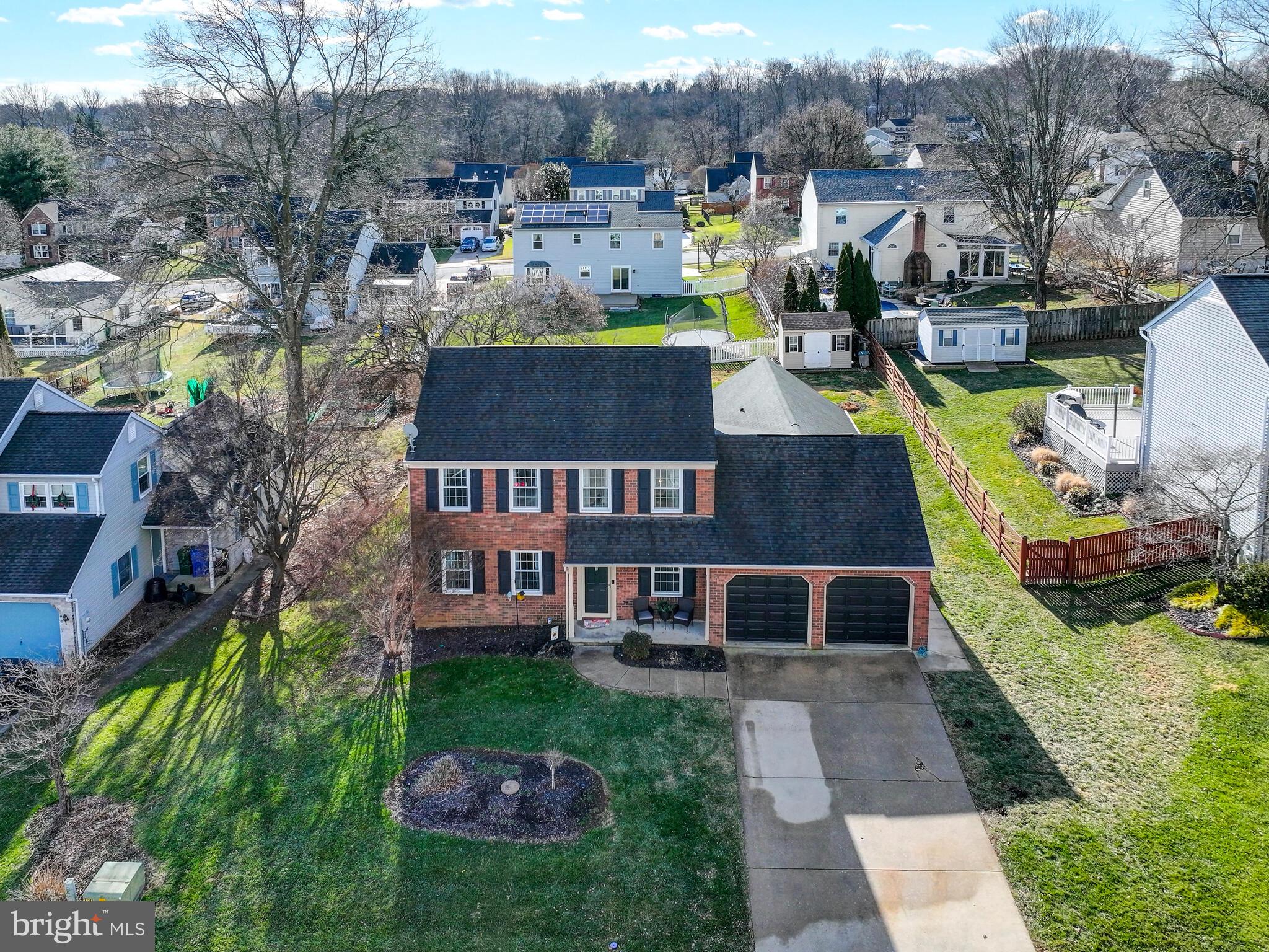 Welcome to 1106 Benjamin Road, a well-maintained 4-bedroom, 3.5-bath brick-front colonial in a desirable Bel Air neighborhood!  

This move-in ready home features an excellent floor plan, big Bedrooms, a bright Sunroom, a rear Deck overlooking the nice flat backyard and a spacious In-Law / Guest Suite (or main level Primary Bedroom Suite) with a separate entrance, offering excellent flexibility for guests or extended family.  

The main level also features an updated Kitchen with granite countertops and stainless steel appliances, a comfortable Family Room with vaulted ceiling and wood-burning brick fireplace, a Dining Room off the Kitchen, a large Living Room, a Laundry Room with new utility tub and access to the large attached 2-car garage.  

The upper level features updated Bathrooms and three generously sized Bedrooms - including a comfortable Primary Suite with vaulted ceiling, attached bath and a walk-in closet.  

Situated in sought-after Bel Air, Maryland, this property offers convenient access to top-rated schools, parks and trails, a charming historic downtown, local dining, shopping, medical facilities, and commuter routes—delivering the perfect balance of suburban comfort and everyday convenience.  

Recent improvements include: wood laminate floors (2020); windows (2019); upstairs bathrooms (2019); HVAC (2018); water heater (2018); garage doors (2015); siding and gutters (2013); in-law suite (2013); in-law suite roof (2013); main roof (2011); plus a new washtub and a new temperature-controlled attic vent fan.

Background on the lower final sales price:  Negotiated amounts for repairs and extensions were reflected as price reductions because it was a cash deal.  Also, no BAC was paid by Sellers.