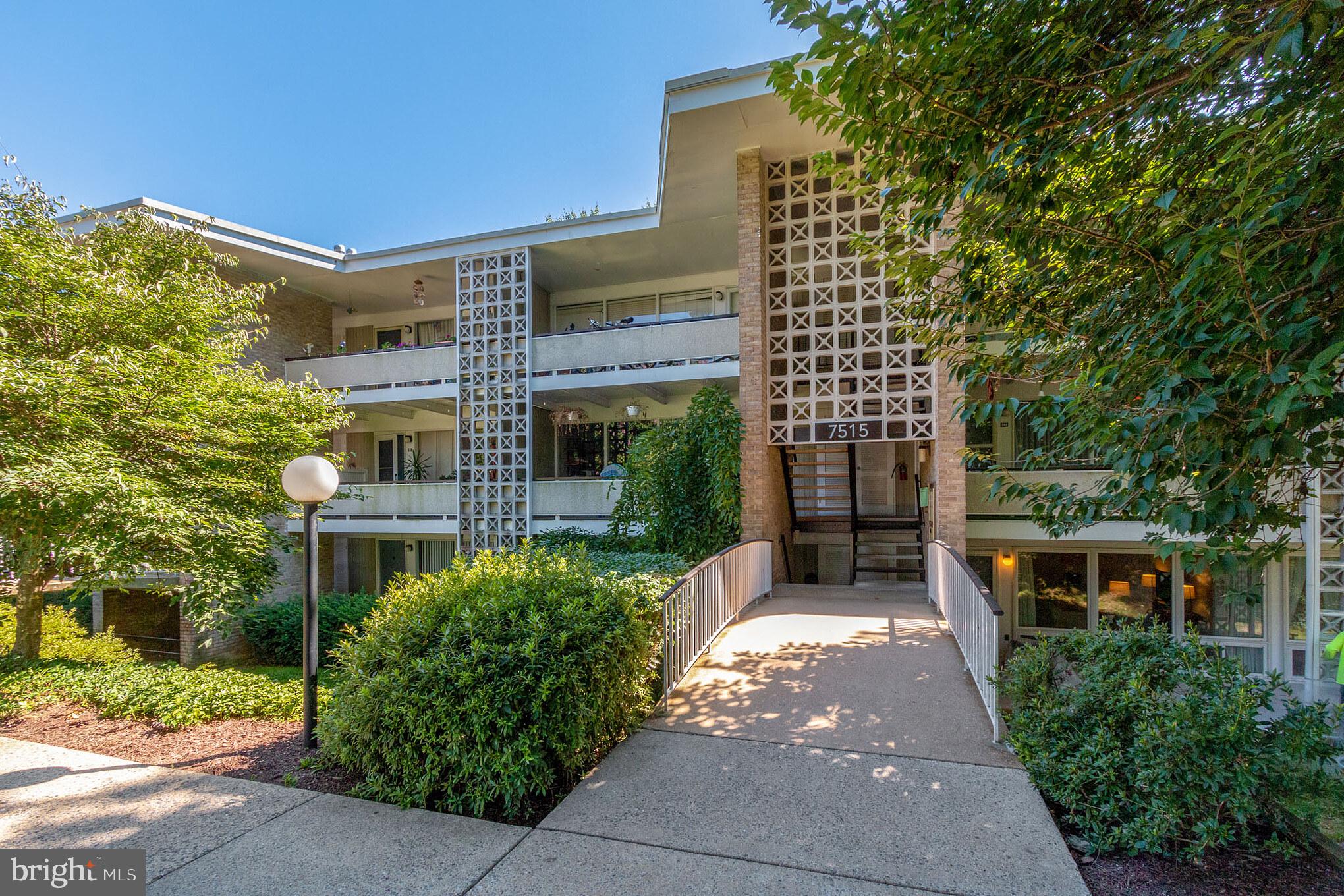 This lovely and spacious condo located in beautiful Bethesda has recent upgrades; i.e., entire unit painted, wood flooring in the living areas,  carpet in three  bedrooms/ laminate in the forth bedroom and recently renovated kitchen with all stainless steel appliances. It offers 3  bedrooms (master bedroom is 17x13 and the other 2 bedrooms are 13x10, 12x10) with master bath, hall bath, and a separate dining area. The master bedroom has a balcony to relax on while sipping your favorite beverage or you can unwind on your spacious patio just outside your front door.  There is a bonus room to use as an office/den.  Rent includes water and gas; you only pay electric.  Washer and dryer located in the basement of the building.  You are within walking distance to shopping, restaurants, hiking paths and minutes from GW Pkwy/I-270/I-495 and public transportation.  Two parking spaces included and ample visitor parking. Don't miss out on this unit. Come take a look.