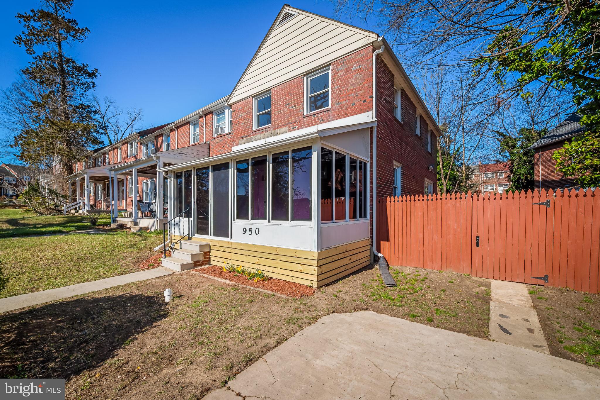 I’m sure it’s no coincidence that this charming, 1939 end-of-group, brick colonial, on North Hill Road, sits atop a hill on the northern-most block of Baltimore’s beloved Ednor Gardens. This well cared-for home has undergone a huge makeover: appliances, countertops, paint and fixtures, the original oak hardwoods have been restored and refinished, and the fully finished basement received new floors with its facelift. With three second-floor bedrooms, the lower level has two living areas of versatile flex space, the main room, with its egress, can be a den or a fourth bedroom enjoying access to an updated full bath. With its brand-new roof, a detached garage makes parking a breeze. Enjoy the hilltop view from the screened porch/ sunroom or spend time in the fenced yard with its obvious potential.