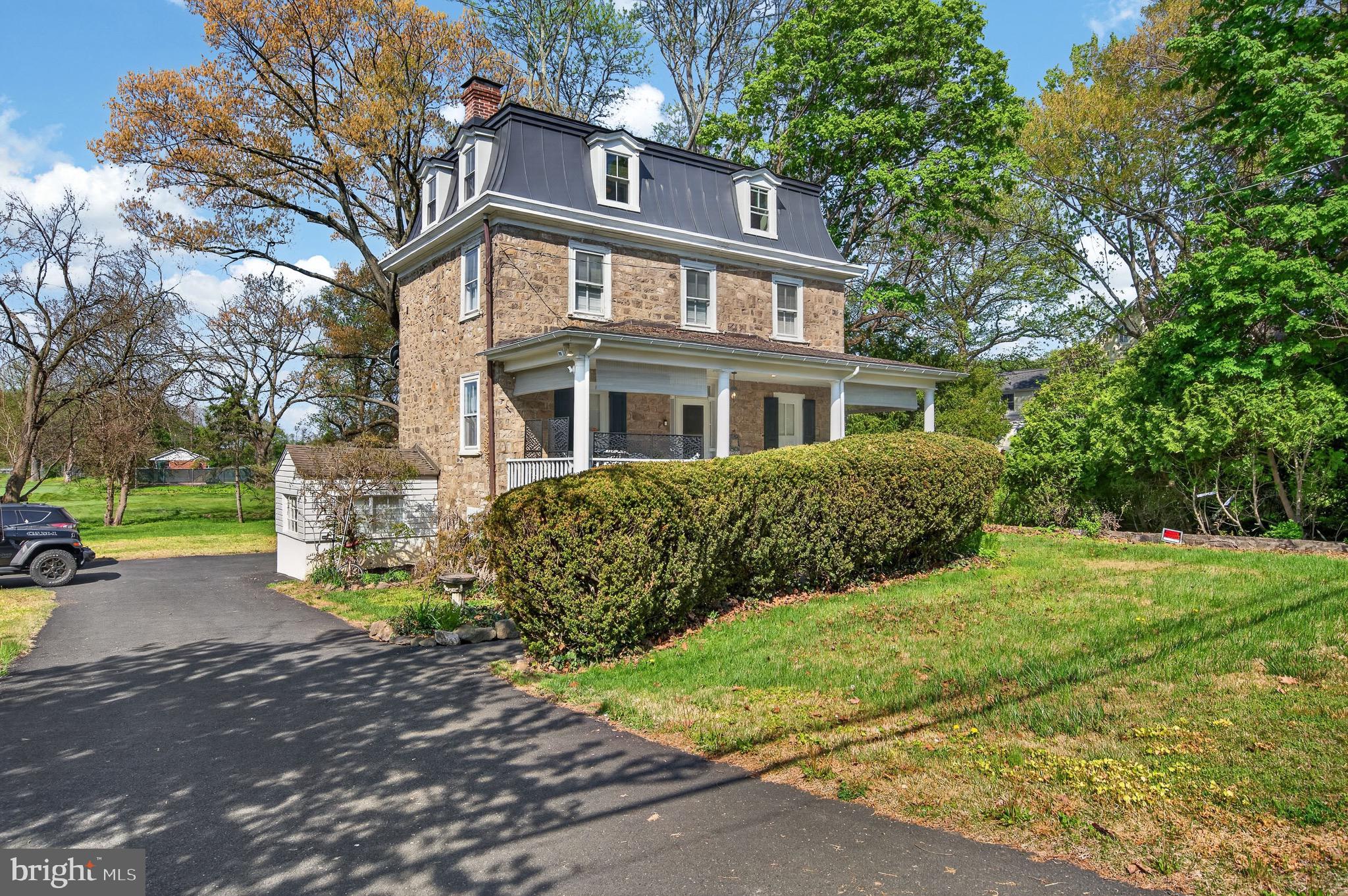 !! BACK ON THE MARKET, WON'T LAST LONG !!
Sometimes buyers get cold feet. Their loss could be your gain!

Welcome to 1780 S Limekiln Pike in Glenside. This beautiful 18th Century Home was part of the larger Fitzwater estate and used as the Millworkers quarters until 1900 when it was deeded as a separate parcel. 
This home retains much of its original charm, from the 100-year-old wisteria, wishing well, and stone summer kitchen outside, to the 18-inch stone walls, random-width wood flooring, custom millwork, and antique hardware inside. Modern amenities include the high-efficiency natural gas heating system, back-up generator and transfer switch, newer metal roofing, and public water and sewer!
Adjacent to a local golf club, you will enjoy fresh air and open space on this .29 acre lot. The large private driveway and two car garage offer plenty of space for parking. Climb the steps to the beautiful covered porch to enter through the antique front entry door. Built in the traditional style, the first floor includes a large kitchen/ dining area to the left, and an equally large living room to the right. 
On the second floor you will find a well-maintained hall bath, large bedroom with built-in storage, and a second bedroom, currently used as a workshop. The third floor is home to the third bedroom, currently used as a guest bedroom, and a fourth bedroom currently used for storage. 
The full basement has several unfinished spaces, which are great for storage and workspace, as well as a powder room and an entry-level sitting room on the rear of the home. 
Cared for by the same owner for almost 35 years, this home has nearly unlimited potential for the right buyer to make it their own. To help make it a smooth transition, the seller is offering a 1 year home warranty from America's Preferred Home Warranty!
Check out the 3D tour and schedule your private showing today!