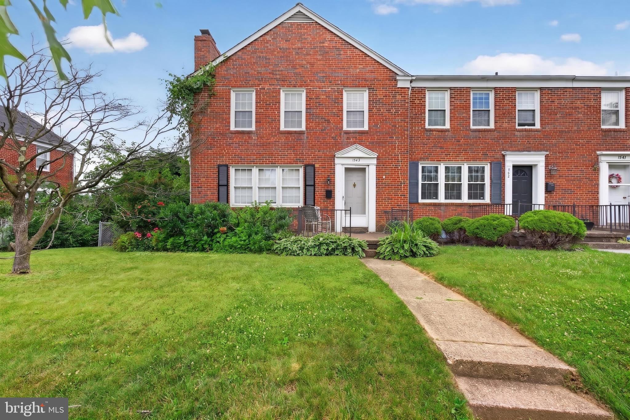 Charming brick end-unit townhome in the desirable Loch Raven Manor community! This 3-bedroom, 2-bath home is full of character and offers a wonderful opportunity to make it your own.

Hardwood floors run throughout the main and upper levels, while new carpet has been installed in the finished walk-out lower level. The kitchen features a new Corian countertop, with trim work to be completed prior to closing.

The finished lower level offers additional living space and includes a fun retro-style bar with sink, plus a workshop/storage area with access to the fenced rear yard. Enjoy outdoor living from the spacious deck with awning overlooking the private backyard.

Additional features include off-street parking, a recently replaced roof, and an unbeatable location convenient to shopping, dining, parks, schools, and major commuter routes.

With great bones, plenty of space, and lots of potential, this home is just waiting for someone to make it their own.
