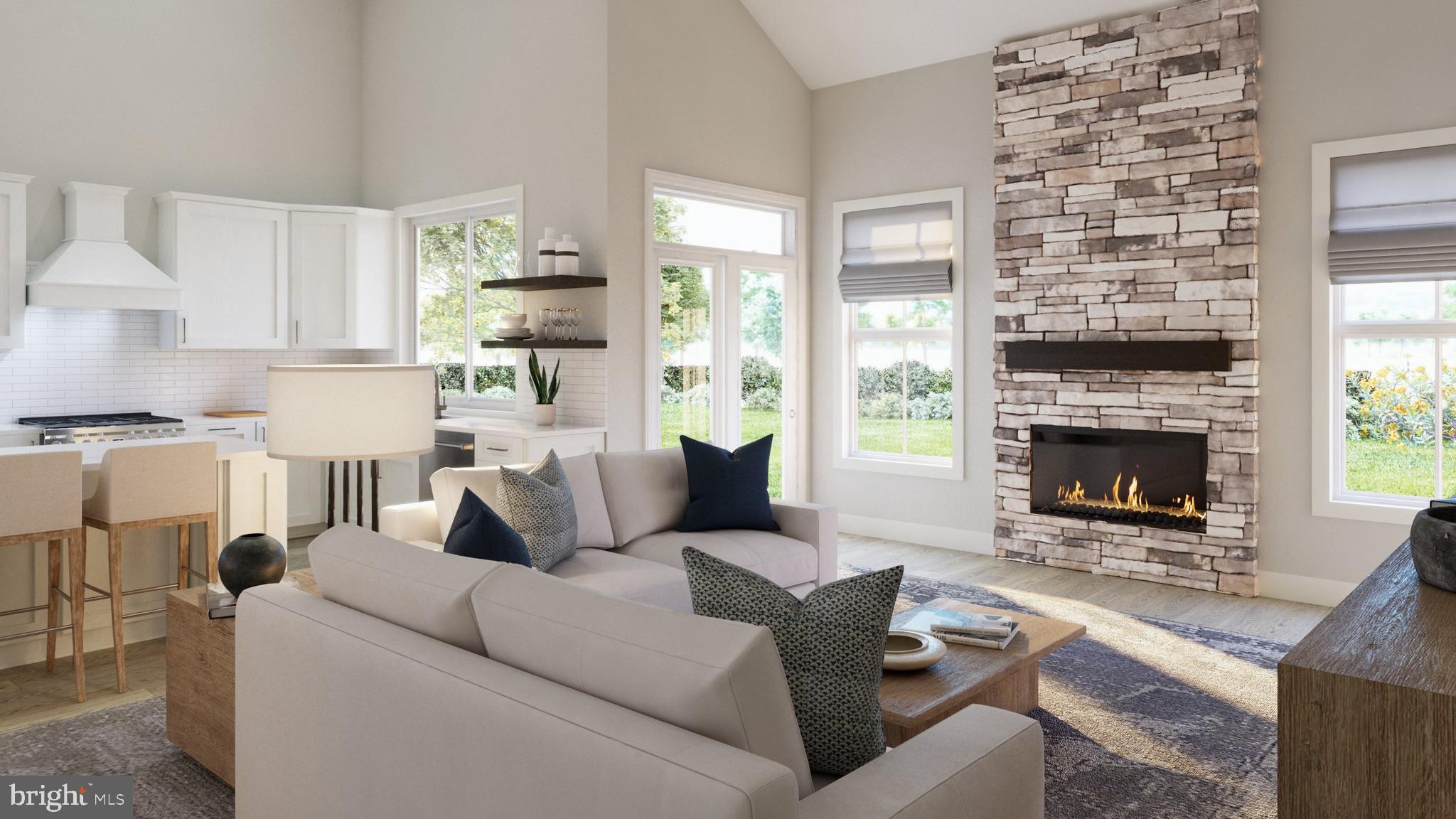READY SPRING 2025! Now selling near the Rehoboth Bay: New villa-style homes in a gorgeous tree-lined community! The Walker is a stylish 40’-wide interior villa with approximately 2,429 sq. ft., 4 bedrooms, 3.5 baths, and a 2-car garage. Customization options include a 2nd main-level bedroom, vaulted ceilings, porch extension, oak stairs, fireplace, pet retreat, outdoor shower rough-in, upgraded black fixtures, and more.
Est. March 2025 move-in. Don’t miss this opportunity—contact us today!