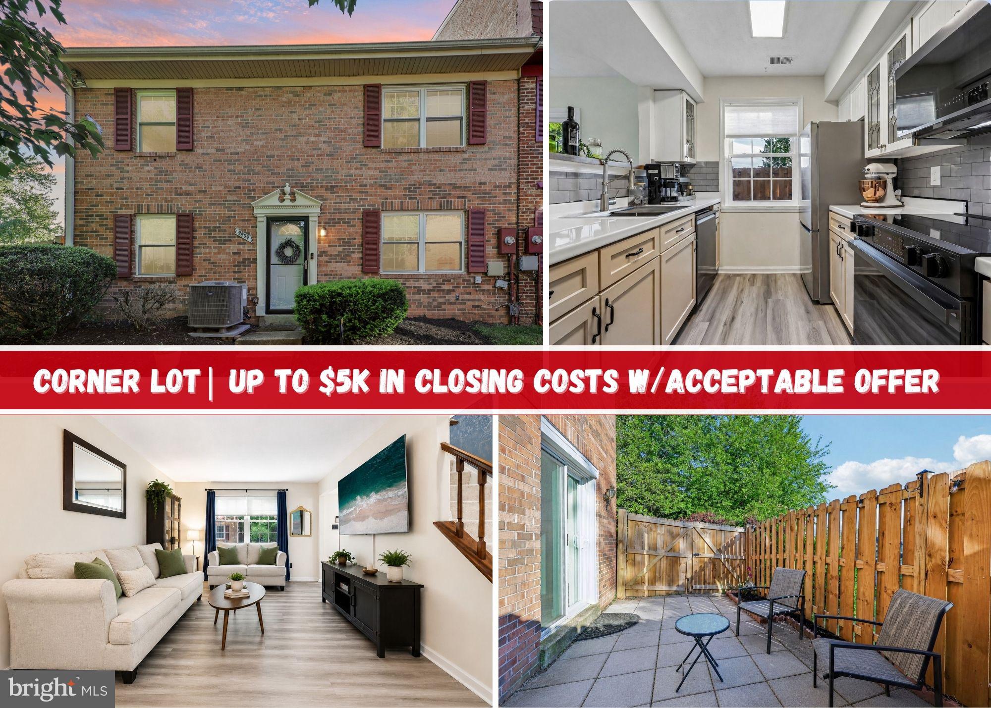 ***Up to $5,000 in Closing Costs With An Acceptable Full Price Offer***

Thoughtfully renovated from top to bottom, this end-unit townhome combines updated systems, practical design, and a location built for convenience. Two-levels featuring three bedrooms and two full bathrooms. 
It is located in Lorton with easy access to Route 1, I-95, and the Fairfax County Parkway. Less than five minutes to Fort Belvoir and a short commute to Quantico.

All major updates were completed in 2024, including a new roof, energy-efficient windows, HVAC system, sliding glass door, and patio fence. Interior improvements, also completed in 2024, include neutral paint, luxury vinyl flooring and carpet, refreshed bathrooms, and a new screen door. 

The main level offers a functional layout with a living area, dining space, and a refreshed kitchen featuring new appliances (2024), and in-unit washer and dryer.

Upstairs, you will find a primary bedroom with its own full bathroom, along with two additional bedrooms and a separate hallway full bath, offering a functional layout for both privacy and shared use.  

As an end-unit, the home benefits from additional privacy and natural light, along with a side patio that extends the outdoor living space. The fully fenced paver patio offers a low-maintenance setting ideal for outdoor seating and dining.

Conveniently located near shopping, dining, VRE, Franconia-Springfield Metro Station, commuter lots, and public transit. Schedule your showing and visit today!