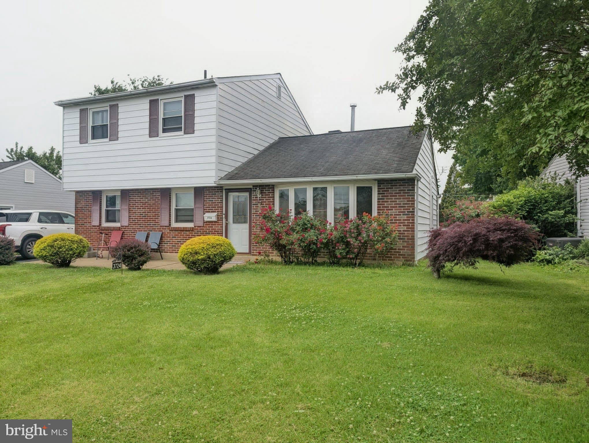 Nestled in the desirable Nottingham Village subdivision of Bensalem, this charming 3-bedroom, 2-full-bath home offers a highly functional layout. The main level welcomes you with a bright living room, a versatile family/dining combination, and a convenient main-floor bedroom with an adjacent full bath. Upstairs, you will find two additional comfortable bedrooms and a second full bathroom, new carpet on stairs  & Hallway. 
***Brand new HVAC installed March 2025.
The heart of the home connects beautifully to the outdoors; step through the kitchen's sliding glass doors into your private, fully fenced backyard retreat—an ideal setting for entertaining or quiet relaxation. Complete with a long driveway for ample parking, this property is a unique opportunity you do not want to miss!