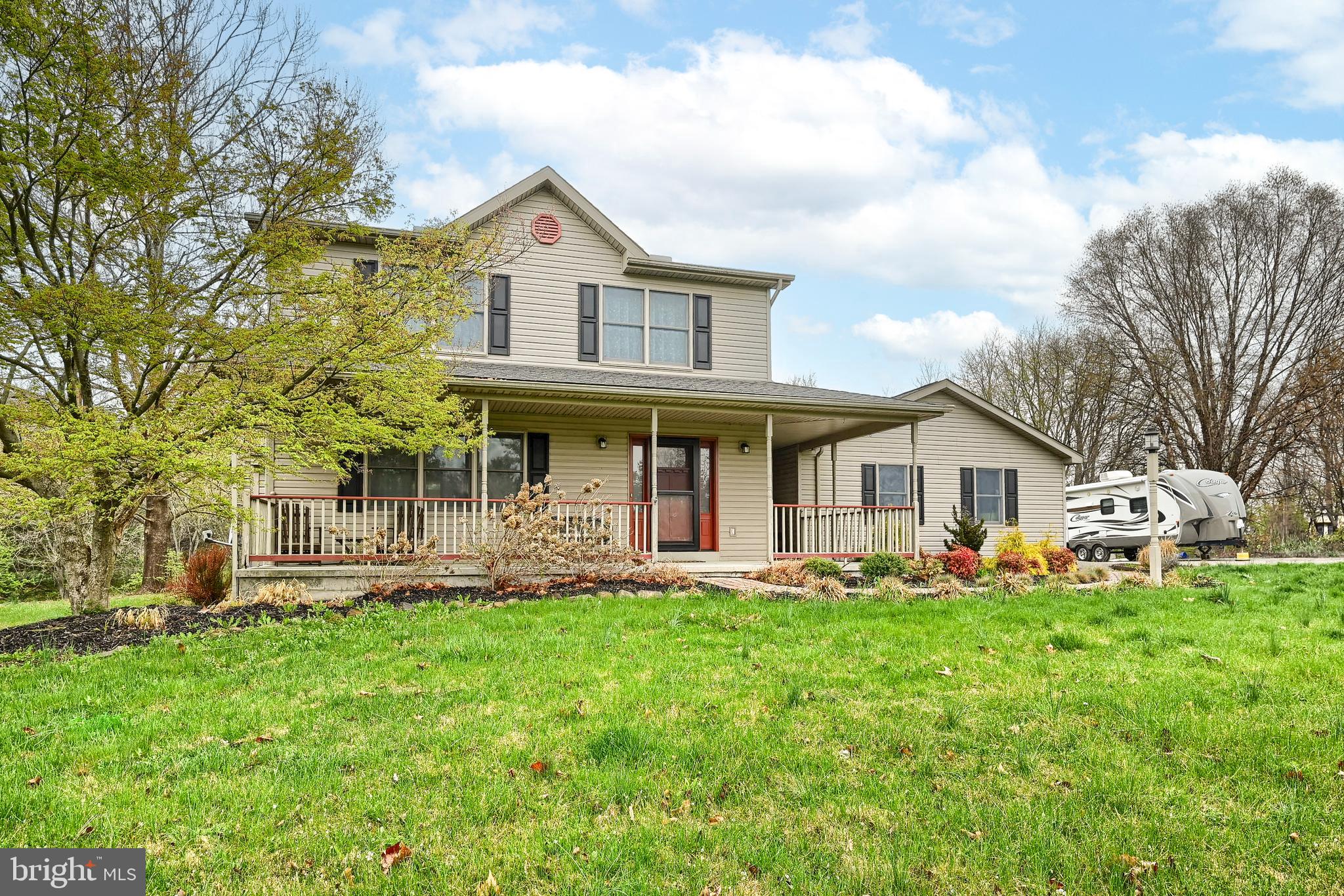 DREAMS DO COME TRUE...YOU'LL LOVE THE PRIVACY...SITUATED ON 6.65 ACRES IN BERMUDIAN AREA* THE SELLERS  MADE SO MANY IMPROVEMENTS...INCLUDIING A 50 YEAR TRANSFERABLE (2024) ROOF, FRONT DOOR & SLIDING DOOR IN DINING ROOM , BEAUTIFUL GRANITE COUNTERS (2025), STAINLESS STEEL APPLIANCES (2024), LG WASHER & DRYER (2023), SUMP PUMP (2024), HOT WATER HEATER WAS REPLACED ABOUT 10 YRS, BEAUTIFUL WOOD FLOORS RECENTLY REFINISHED, LENNOX HVAC SYSTEM & PROPANE TANKS ARE OWNED*THE WELL TANK IS APPROX 10 YRS + ANDERSEN WINDOWS* THE LOWER LEVEL IS PARTIALLY COMPLETE W/NEW CEILING, FRESHLY PAINTED FLOOR & GAS PROPANE HEATING W/OUTSIDE ENTRANCE.  THIS 3 BEDROOM HOME INCLUDES A CAR BUFFERS DREAM INCLUDING A 48X32 POLE BUILDING (2021) WITH 100 AMP ELECTRIC, 6" CONCRETE FLOOR WILL SUPPORT LIFT, 10' DOORS...THE ENTIRE BACK IS FENCED*RADON SYSTEM IS INSTALLED*SEE AGENT REMARKS