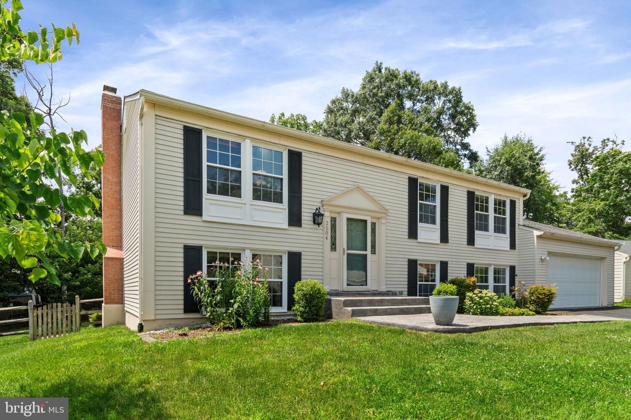 This bright and spacious two level home features 5 bedrooms and 3 full baths. It is the ideal home to host your summer parties. The main level has family and dining areas, 3 bedrooms, 2 baths, a kitchen with stainless steel appliances, Corian counter, and Dura ceramic flooring. Plenty of natural lighting in the basement, which features large rec room, 2 bedrooms, 1 full bath, and a walk out to the backyard. This large backyard retreat is complemented with hardscaping, a pond, huge deck with stairs, ample patio with built-in high-top table, large shed with electricity, split rail fencing & 5 zone irrigation system. Large attached garage, and plenty of street parking available. Note: listing agent is one of the owners.