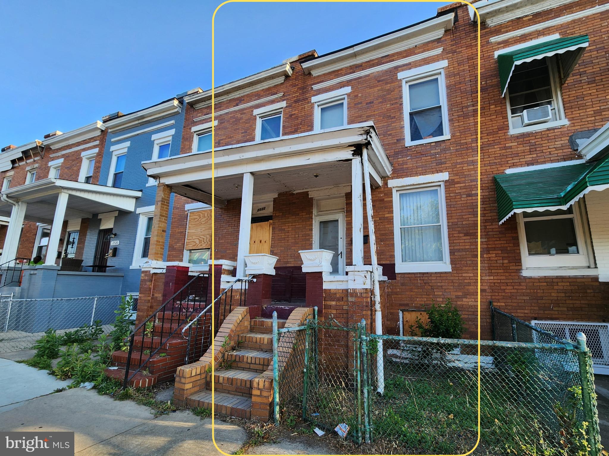 ONLINE AUCTION: This auction takes place on the Ashland Auction Group website bidding platform. Bidding begins 6/25/2026, 10:00 AM. Bidding ends 6/29/2026, 11:40 AM. The list price is the suggested opening bid. Deposit: $5,000.

This two-story porch-front townhouse is located in the Biddle Street neighborhood of Baltimore City. Residents can enjoy the nearby attractions and facilities such as The Johns Hopkins Hospital, Clifton Park, and Patterson Park. The property is vacant and in need of repairs. Conveniently located near major traffic arteries including North Broadway and Orleans Street/MD Route 40, providing easy access throughout East Baltimore and surrounding areas.