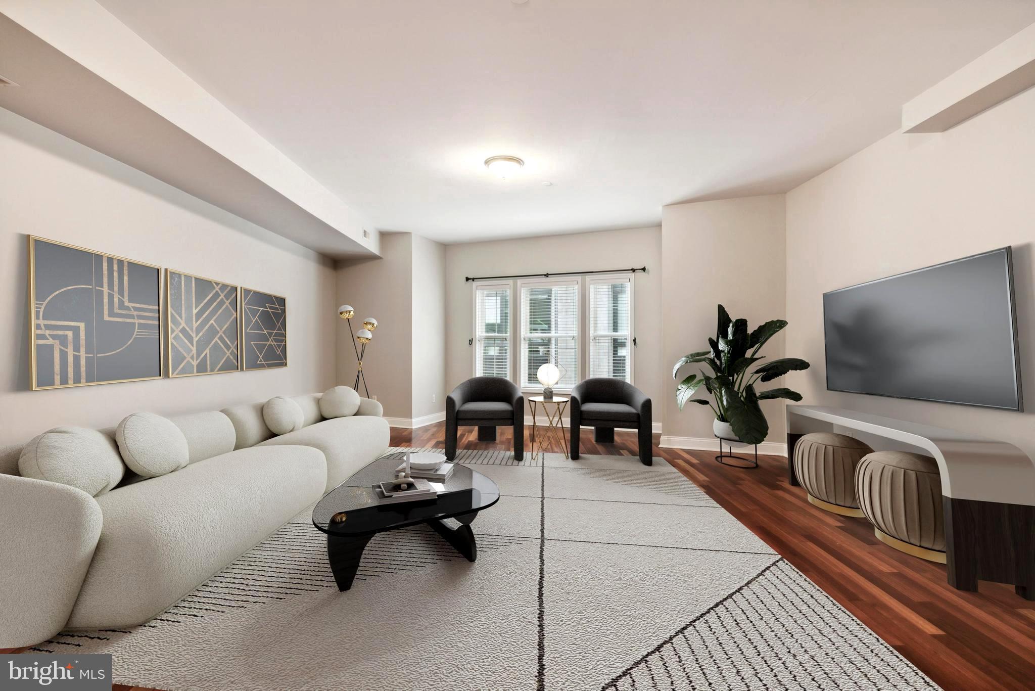 Welcome to this stunning, newly renovated condo, located at Poplar Row in Northern Liberties directly on Liberty Lands Park. This bi-level, open floor plan, penthouse-style home offers over 1,700 sq ft of luxurious living and storage space. Step inside to find gleaming, newly refinished Brazilian hardwood flooring and high ceilings. This home drenched in natural light showcases serene park views. The gourmet kitchen is a chef's dream, featuring modern hardwood cabinets with crown molding, granite countertops, a 6-foot kitchen bar, and stainless steel appliances. The kitchen also includes a five-burner gas range, oven, brand new microwave, brand new refrigerator with water-ice dispenser, dishwasher, garbage disposal and a cozy breakfast nook making it perfect for entertaining. This home offers two large bedrooms with walk-in closet(s). The primary bedroom includes a private en-suite bathroom and a charming bay window, while the second bedroom overlooks Liberty Lands Park. Bathrooms are tastefully finished with custom wood vanities, granite countertops, ceramic tile flooring, ceramic tile tub, and tile shower. Additional features include a high-vaulted staircase, full-size side-by-side washer and dryer, a half bath, private gated garage parking, and a large bonus storage space. An optional garage entryway with heated hallways adds extra convenience. Enjoy the peace of mind of living in an ultra secure, private gated community while relishing the beauty and convenience of a home that defines location, location, location. Under 20 minutes from the airport, Liberty Lands Park, The Piazza, and The Orianna Hill Dog Park are just next door. The entire building and home recently underwent brand-new renovations in April 2023 and July 2024. One-year home warranty included with this like brand new construction home. A home in this building recently sold for $355 per sqft. Don’t miss out on the opportunity to own a luxury home in one of the city's most amazing locations!