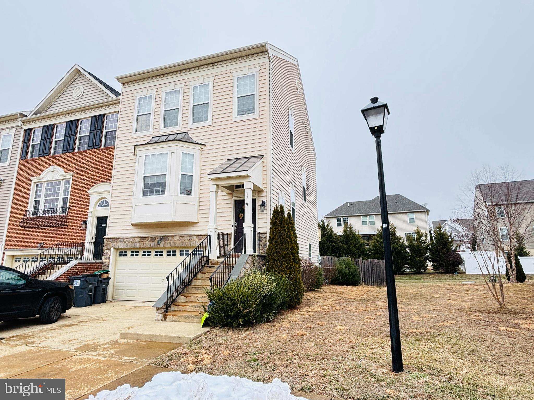Welcome to this stunning end-unit townhome located in the heart of Stafford, VA, near the highly sought-after Embry Mill area. With over 2,400 square feet of living space, this 3-level home offers the perfect blend of comfort, style, and functionality. The open concept living area is perfect for entertaining, and the large kitchen features ample counter space and cabinetry. Enjoy outdoor entertaining and relaxation on the expansive deck and take advantage of the fenced-in yard for added privacy.
Conveniently located near Embry Mill, this townhome offers easy access to shopping, dining, and entertainment. You'll be just minutes from major retailers like Target, Walmart, and Costco, as well as the Stafford Marketplace. Commuting is a breeze, with I-95 just a short drive away. Enjoy the peace of mind that comes with being close to everything you need, while still enjoying the tranquility of a quiet neighborhood. With its ideal location, beautiful features, and spacious living areas, this townhome is the perfect place to call home.