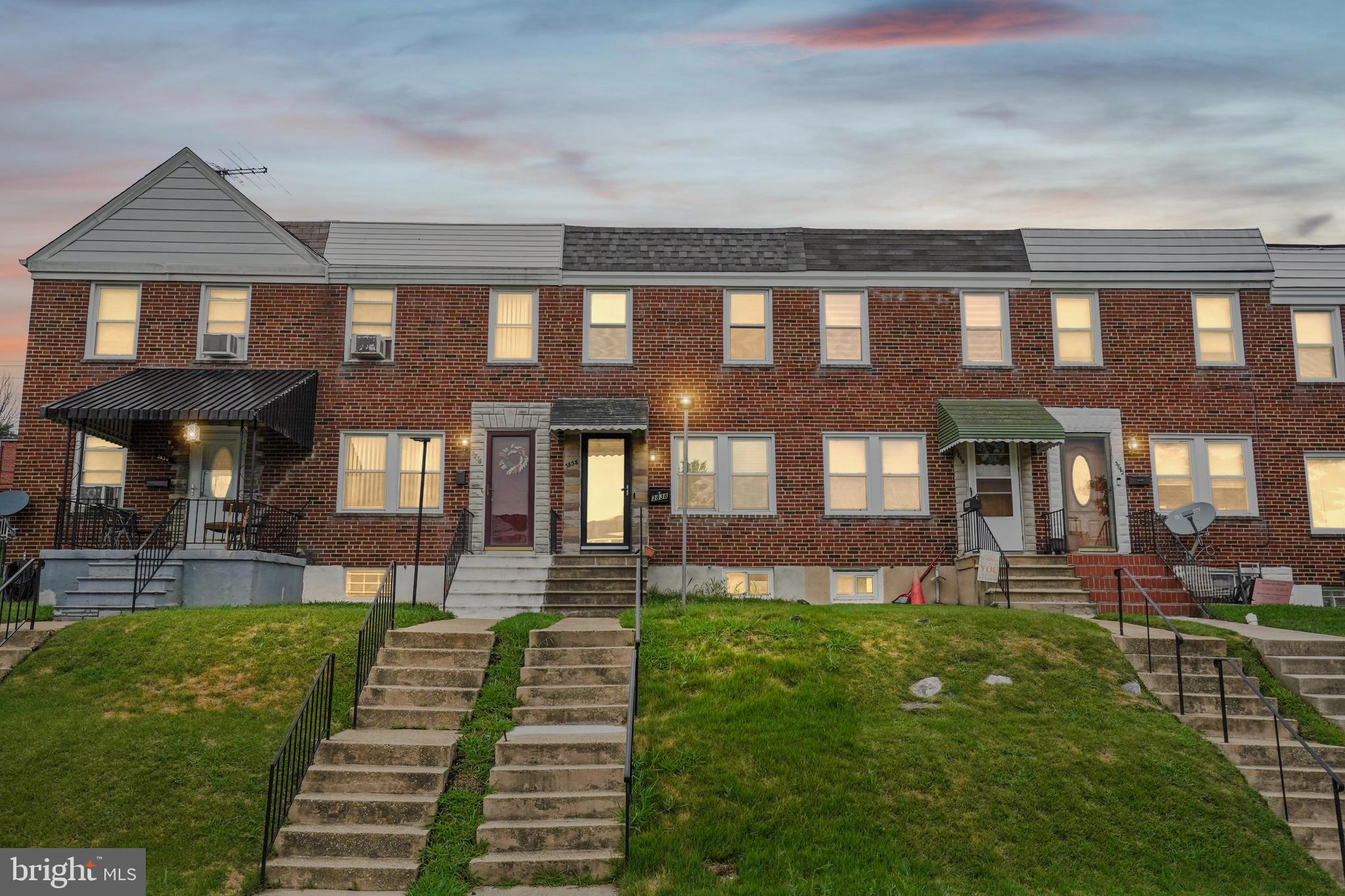 Welcome to 3838 Lyndale Ave –This inviting and beautifully updated 2-bedroom 2 Full Bath PLUS a 3rd  room in the basement access to exit door and plenty of closet space. Enjoy peace of mind- New roof installed in 2019.  Home offers the perfect blend of comfort, style, and functionality—ideal for both everyday living and entertainment. Enjoy the luxurious hardwood flooring on the main and upper levels and durable luxury vinyl plank flooring on the lower level. The home is enhanced with abundant recessed lighting throughout, creating a bright, modern, and welcoming atmosphere. The main level features a spacious, upgraded kitchen that truly stands out—complete with a granite countertop, and high-end stainless-steel appliances, making it the perfect space for cooking, gathering, and hosting. From the kitchen, step outside to the back porch ideal for morning and evening coffee or entertaining guests. Private driveway access from Kitchen offers convenient off-street parking.  The lower level is perfect to be used as a third bedroom with built-in closets, exit door access and a full bath and washer and dryer for added convenience. The upper-level features two additional bedrooms and a full bathroom. Each bedroom is equipped with ceiling fans to enhance comfort year-round. With thoughtful updates, modern lighting, a standout kitchen, and excellent indoor-outdoor living, this move-in ready home is one you don’t want to miss. Schedule your private tour today!  Note: Buyer title company to determine capitalized value of ground rent.