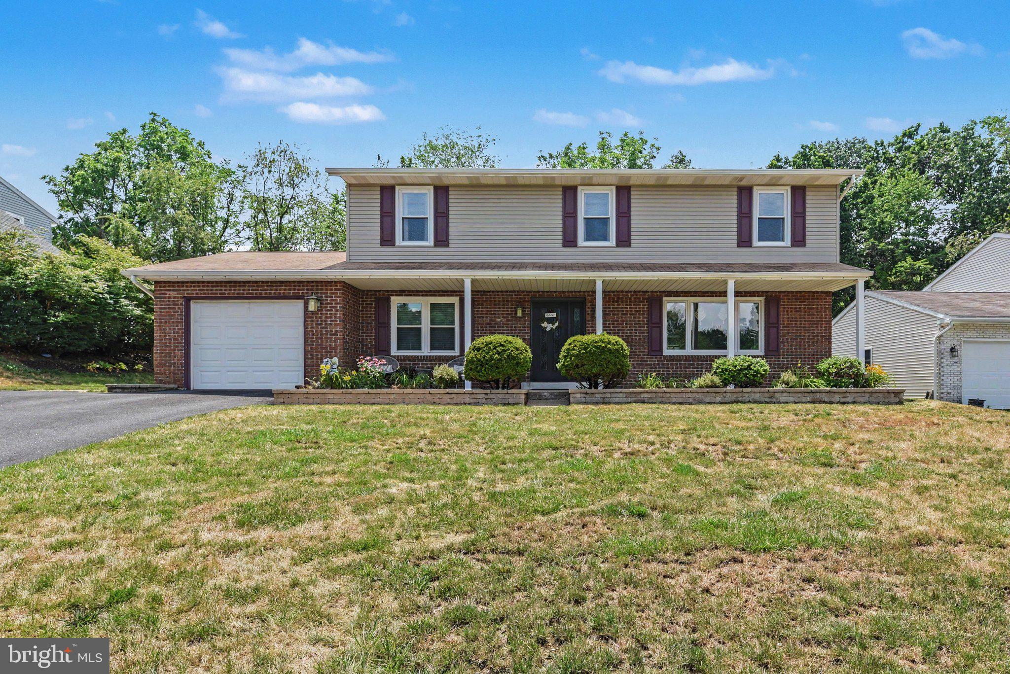 Discover the tranquil beauty of this well maintained 4 bedroom, 2.5 full bath home with 1 car garage and in-ground pool. This home is specifically designed for those who crave that traditional yet modern floor plan.  You'll feel welcome once you walk onto the front porch and for the first time walk into the foyer. To the right is the formal living room which leads to the gourmet kitchen. Once out of the foyer you will enter the gourmet kitchen from the other side which you'll find has a coffee bar, ample amount of cabinets, counter space and Granite Island to do your day to day cooking with GE stainless steel appliances to convey.  From the kitchen you will lead to the family room with half bath and laundry room or the sunroom which has plenty of windows for natural light. Upstairs there are 4 bedrooms of which the primary bedroom suite has the primary bathroom with double bowl sink and tub/shower. The other 3 bedrooms of good size share the hallway full bath.  The lower level is spacious with a pool table in the recreational room and 2 other rooms of which one is for storage and the other could be a 5th bedroom, workout room or used for more storage.  Do you like to entertain?  Well the backyard has an in-ground pool for those hot summers and one could just sit out there and enjoy a coffee in the morning or have a barbeque party while enjoying the pool and your guests.  This property is also located near the neighborhood park and most amenities.  Don't miss out in seeing this terrific home and property.