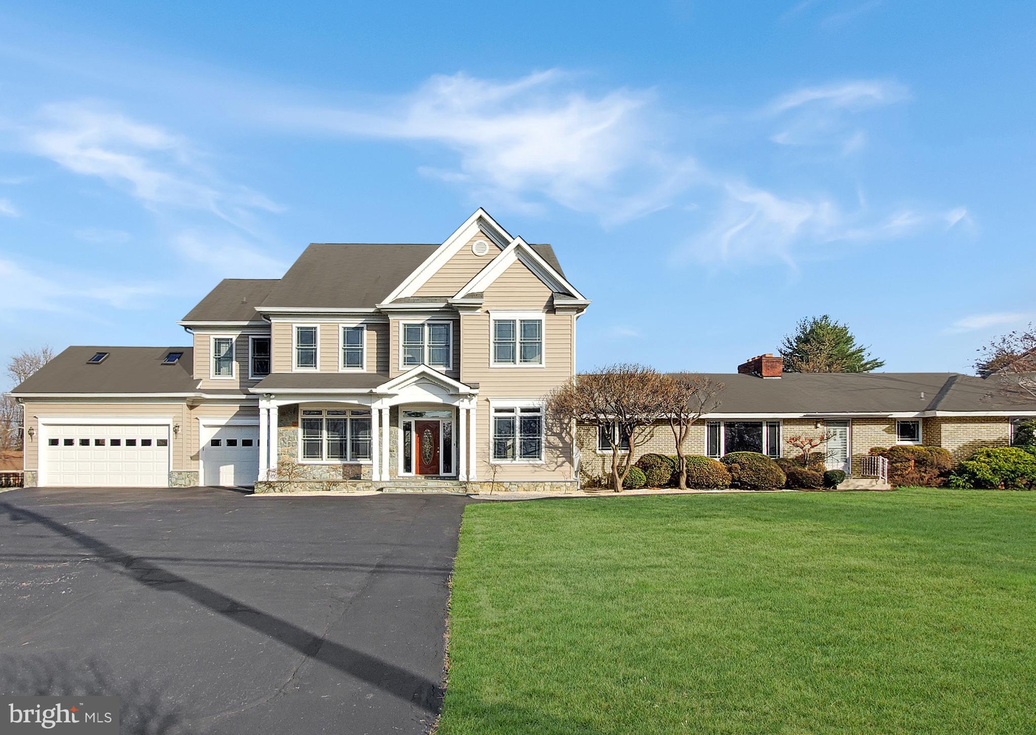 Wow, wow, wow! Where to start? Welcome home to this incredibly unique property in the popular Glen Hills neighborhood. This awesome property, boasting over 5,500 square feet, is perfect for a larger family, OR live in the newer big house, and have a huge home office on the other side! Possibilities are endless, as this is truly TWO HOMES IN ONE! When you enter the new side, you will immediately see the amazing craftsmanship of this custom home. Huge main level space including 10'+ ceilings, foyer, living room, family room, dining room, large gourmet kitchen, beautiful hardwood floors, powder room, mudroom area with walk-in closet, oversized THREE car garage with full size windows and two exits.  Upstairs, the space is endless! Enormous landing with built-ins; full-size laundry room; large primary bedroom with built-ins and primary bath with separate shower, tub and two vanities; Second bedroom with en-suite bathroom; Third & Fourth bedroom with Jack & Jill bath; Two separate attic spaces already prepped with flooring and air, to be easily built into even more living space! Back on the main level, you then venture to the original house. This side is immaculate, and has endless possibilities! Pride of ownership will show with the wood floors and finishes, and even the original Thermador oven! Must see to believe! The basement spans both homes, with additional laundry space, full size windows for egress and walk-out steps! You really must visit this home to truly understand all it has to offer. Three quarters of an acre, with tons of parking for multiple cars. Wooton school district, and close to shopping! Don't miss this special home!