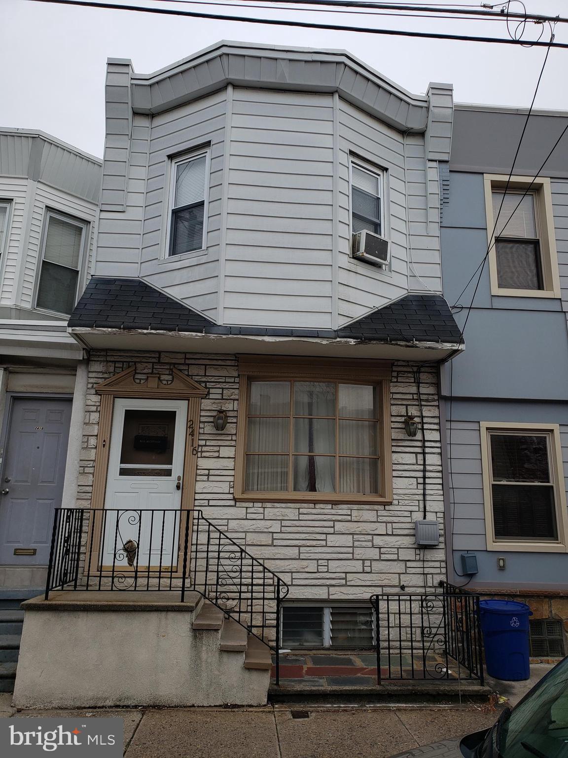 No Showings Till October 1st.   No Exceptions.  No Offers Sight Unseen will not be Accepted as well.  3 Bed 1 1/2 Bath 1,246 sq ft Home in Hot Port Richmond Priced Under $150,000.  Home features a Very Large Living/Dining Combo, Very Large Eat in Kitchen and a Yard.  Home is Very Close to Public Transportation and many local businesses such as Kitty's Luncheonette, Hinge Cafe, Tacconelli's  Pizza and Stock's Bakery.  Home is also located around the corner from Cohox Playground.  Home is Being Sold Totally As IS.  Owners are Entertaining Cash & Conventional Offers. NO FHA Offers will be considered.