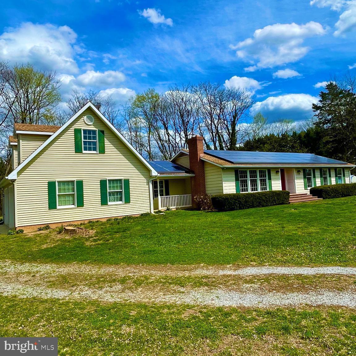 Welcome to Battlefield Knolls where you will find this beautifully renovated ranch-style house that offers a perfect blend of modern comfort and timeless charm. Located in a tranquil neighborhood with no HOA, this property offers a serene lifestyle while being mere minutes from the historical attractions of Sharpsburg, and the renowned Antietam Battlefield. With four generously sized bedrooms and three full bathrooms, this charming abode provides ample space for family gatherings or hosting guests. Each room is bathed in beautiful natural light, creating a warm and inviting atmosphere throughout the home. Above the expansive two-door garage, discover a private suite featuring a cozy bedroom and full bathroom. This versatile space can serve as a guest suite, home office, or even an in-law suite, offering privacy and convenience.The home boasts a huge 1.21 acre yard, perfect for children to play, pets to roam, or for enjoying summer barbecues with friends and family. The large basement is a blank canvas awaiting your personal touch. With plenty of space to customize, it can easily become a recreation room, home theater, or additional storage space, catering to all your needs. The house also offers solar energy, allowing you the option to save hundreds each year on electric bills. Schedule your private showing today, and step into a brighter, more fulfilling lifestyle! Your dream home is waiting for you—make it yours!