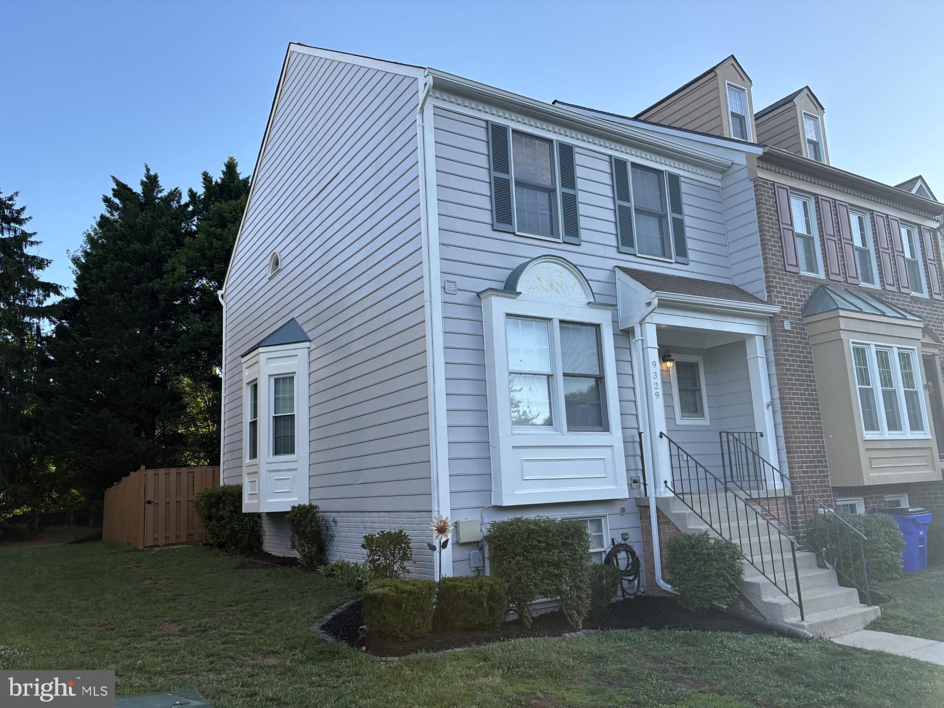This 4 bedroom with 2 1/2 bath townhouse is a fabulous END unit with bay window in the dining room. The numerous updates, fresh paint & new flooring are "move-in" ready. Just for you. New LVP flooring on main level & LVT in basement bedroom. New carpet to be installed this month through-out upper level, LL rec  room & stairs. The kitchen, bathrooms, rec room and exterior all have seen the updates needed to enjoy your home.  The kitchen is a joy to work in: newly painted cabinets, new backsplash, granite countertops and space for a table or moveable island. The light-filled formal dining room and large living room with  open floor plan providing ample areas for entertaining. Walk out onto the deck to enjoy a quiet evening viewing the stars.   Fenced rear yard. Rough-in in basement for future bath. HVAC replaced 2020. appliances 2025 [see updates]. Ride your bikes to the library; visit Savage Mill for lunch, shopping & the Zip line. Easy commute to I-95, routes 29 & 32.