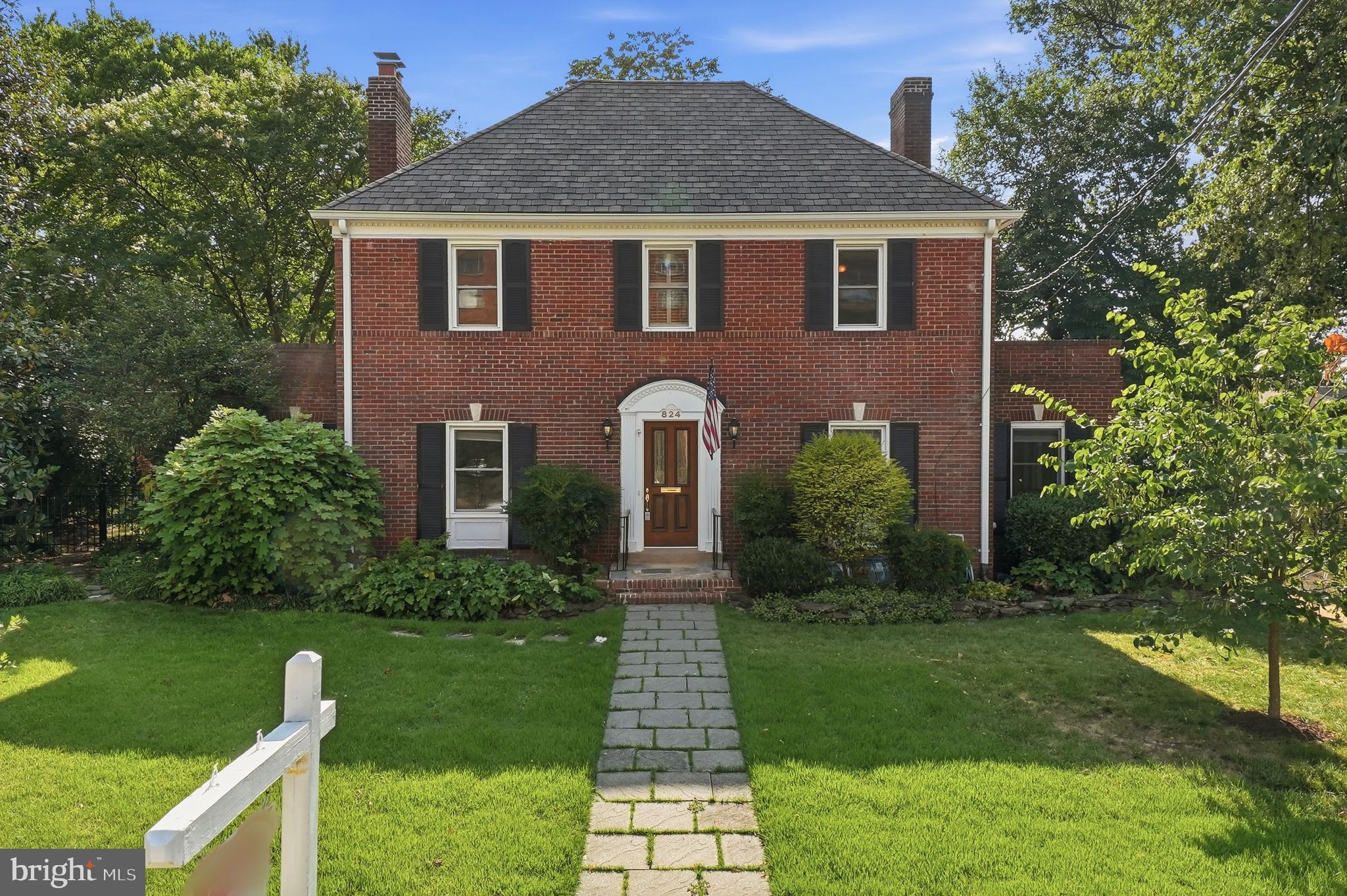 OH Sunday, 7/26, 12-2.  This gorgeous home is awaiting its new owner.  It's conveniently located just minutes from 395 and the Columbia Pike corridor with all its amenities and charm.  You'll feel like you have your own oasis with the beautiful conservatory overlooking  the fenced back yard, lush foliage and tranquil setting.  It has a large nearly quarter acre lot --10,800 square feet!  In addition to the driveway and street parking, the brick, detached 2 car garage is a real bonus.  This home's many features include hardwoods, tile,  plantation style shutters, built in bookcases in the library, updated primary and 3rd baths, updated kitchen, ceiling fans, recessed lighting,  balcony/decks off 2 upper level bedrooms, cedar closet in primary bedroom and claw foot tub in 3rd bathroom.  The walkup basement has a finished rec room and so much more space and storage.   AC Compressor was replaced approximately 2022, HWH 2025, Garage Roof and Gutters 2025, Fence 2025House Roof approximately 2018.  Both Fireplaces AS IS.   Sprinkler System AS IS.