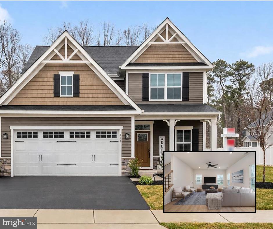 Why buy the highest priced home in the neighborhood when you can buy the BEST VALUE by $40,000?

Welcome to 717 Pathfinder Circle in Grasonville, Maryland, the opportunity buyers have been waiting for. This move-in ready home offers the perfect combination of affordability, upgrades, convenience, and modern living without the inflated price tag of new construction.

Built just a few years ago, this home gives you the benefits buyers LOVE about new construction without the wait, hidden upgrade costs, or premium builder pricing. Even better? This home already includes upgrades and features that buyers often spend tens of thousands extra for after closing.

Perfectly positioned on a premium lot backing to the woods, this property offers the privacy and peaceful views that are becoming harder and harder to find in newer communities. Step outside and enjoy the relaxing setting while still being conveniently located near Kent Island, waterfront restaurants, shopping, marinas, Route 50, and an easy commute to Annapolis, Baltimore, and the Eastern Shore.

Inside, you’ll immediately notice the upgraded LVP flooring throughout the main level and upstairs hallway, creating a modern, durable, and cohesive feel throughout the home. The spacious open-concept layout is designed for both entertaining and everyday living, offering the functionality today’s buyers are searching for.

The kitchen flows seamlessly into the dining and living spaces, making the home feel bright, open, and welcoming. Every room has been thoughtfully maintained, allowing the next owner to simply move in and start enjoying the lifestyle immediately.

And in today’s market, monthly payment matters more than ever.

That’s what makes this home such a smart buying opportunity. Why stretch your budget for the highest-priced home in the neighborhood when you can secure a newer, upgraded, move-in ready home on a premium wooded lot at one of the best values in the community?

-Premium lot backing to woods
-Move-in ready convenience
-Newer construction without new build pricing
-Upgraded LVP flooring throughout main level & upstairs hallway
-Open-concept layout perfect for entertaining
-Convenient location near Kent Island, Route 50 & waterfront dining
-Strong value compared to competing homes in the community

This is the kind of opportunity savvy buyers wait for, a home that offers the lifestyle, upgrades, and location they want, while still making financial sense.

717 Pathfinder Circle proves you do not have to overpay to get an incredible home.