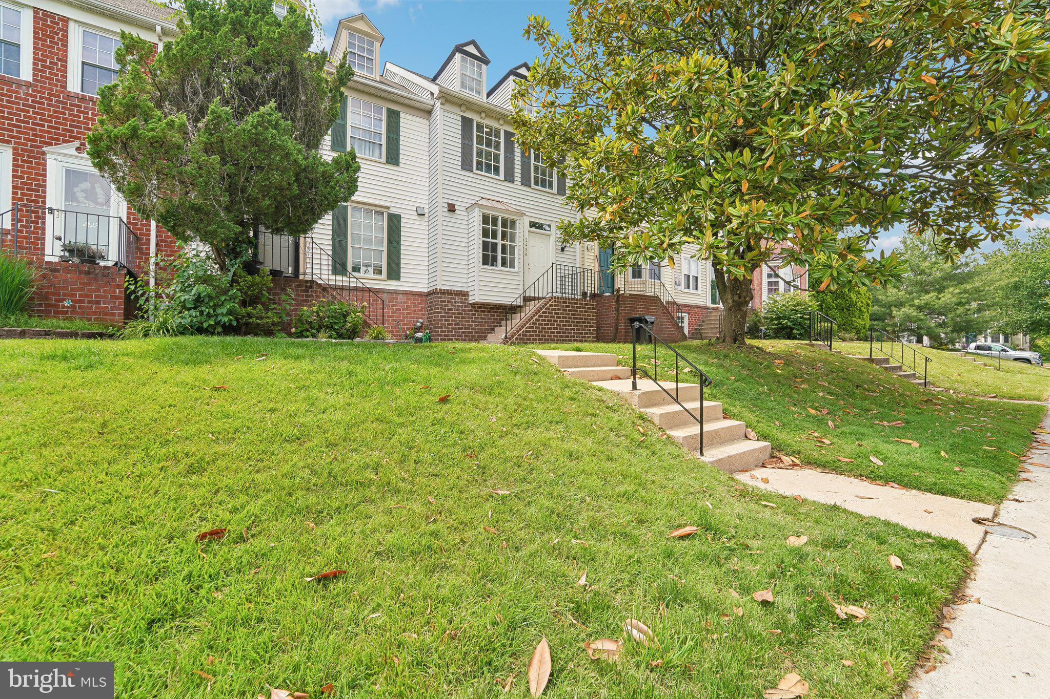 You earned it!  Now, own it!  ** Open House has been moved to Sunday, 6/28/26 ** Here's the opportunity you've been waiting for.  Welcome to 2426 Potterfield Road, a beautifully refreshed and move-in ready townhome nestled within one of the area's most charming and dog friendly communities. This exclusive enclave of approximately 100 townhomes offers a welcoming neighborhood  feel that is increasingly difficult to find else where in the county.  

This home has been renovated for its next chapter, including a stunning, never-used, fully renovated upper-level full bathroom featuring luxurious modern finishes. Additional recent improvements include a rebuilt and freshly painted rear deck, brand-new carpet in the lower level, and professional cleaning throughout the home just to name a few.  Don't forget to notice the spacious kitchen with a 4 piece kitchen appliance set and hardwood flooring throughout the dining and living room.  

Natural light fills every level of this 4 story interior townhouse. The fourth-floor loft offers exceptional flexibility and could serve as a bright home office, creative studio, playroom, reading retreat, or guest space. The lower-level walkout basement provides additional living space and could easily function as a third bedroom, recreation room, home gym, or private guest suite with direct walk out level access to the backyard.  Then take advantage of the paver brick patio and the view of fresh green grass.  

Whether you're enjoying your morning coffee on the newly rebuilt deck or relaxing in one of the sun-filled living spaces, you'll appreciate the care and attention that has gone into making this home truly move-in ready.

For buyers tired of rising rents, this is an opportunity to own an affordable home while building equity instead of paying a landlord.  Homes , like this one, that combine value, condition, location, and versatility are becoming increasingly difficult to find. 

This is a home that deserves to be experienced in person. Schedule your private showing today and come see for yourself, everything 2426 Potterfield Road has to offer.  But if you can't come see it in person for any reason, make sure you check out the 3D tour link!  Or make an appointment today.