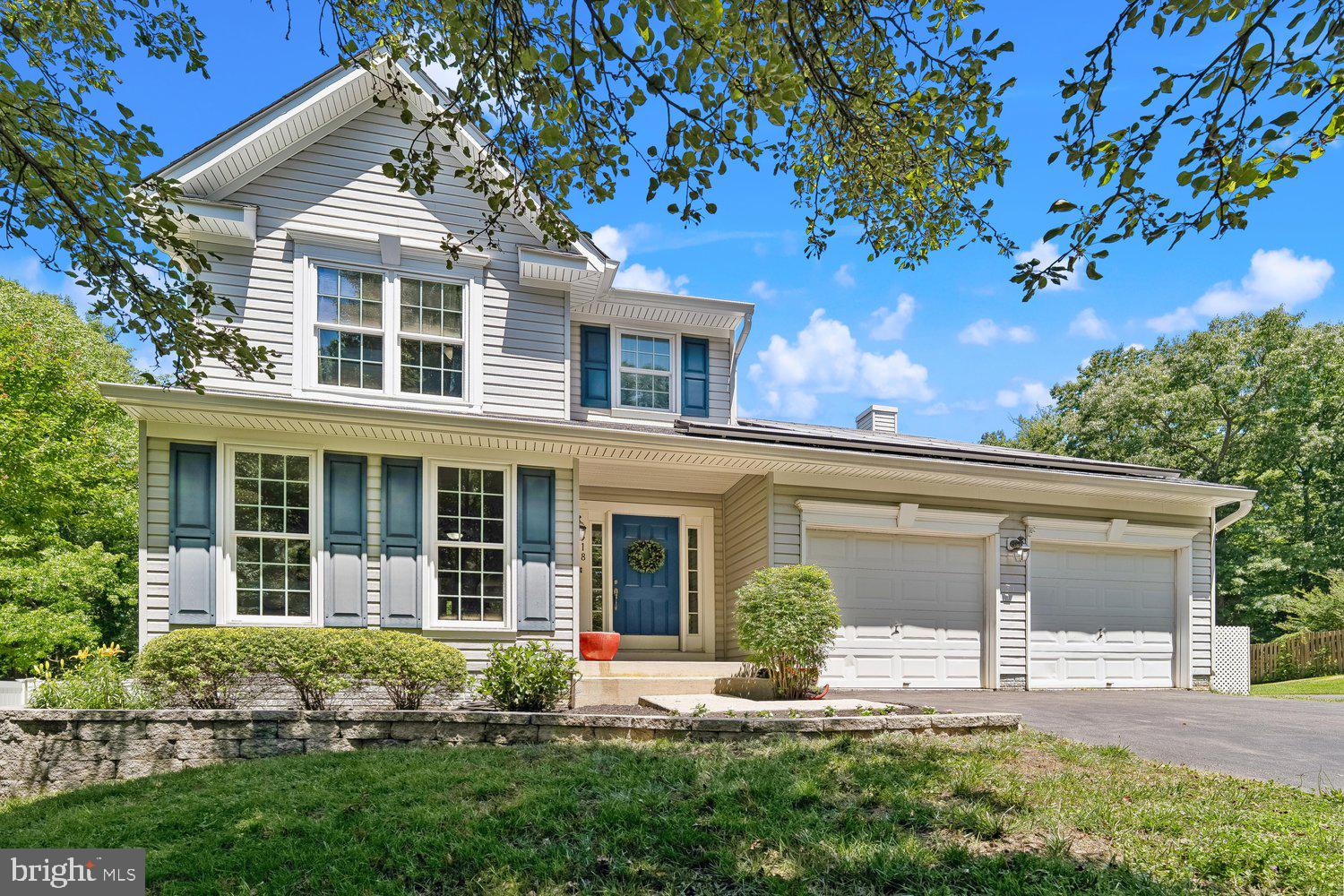 Welcome to 1518 McKinan Court, a spacious and beautifully maintained Colonial nestled on a quiet cul-de-sac in the desirable Patuxent Glen community. Set on a private 0.26-acre lot backing to mature woods, this exceptional residence offers over 2,600 finished square feet of thoughtfully designed living space, featuring 5 bedrooms, 3.5 bathrooms, a partially finished basement, and an attached two-car garage with epoxy flooring and abundant storage.

Designed for both everyday living and entertaining, the open-concept floor plan seamlessly connects the main living areas. Rich hardwood flooring and fresh paint throughout create a bright, welcoming atmosphere. The heart of the home is the well-appointed kitchen, featuring granite countertops, a striking black granite center island, stainless steel appliances and a spacious walk-in pantry.

The inviting family room is anchored by a cozy gas fireplace and opens to an expansive deck overlooking the private, fully fenced backyard—an ideal setting for outdoor dining, entertaining, or simply enjoying the peaceful wooded backdrop.

Upstairs, the primary suite serves as a private retreat, showcasing a vaulted ceiling, walk-in closet, and a spa-inspired en-suite bathroom with a soaking tub, separate walk-in shower, double marble vanity, and a window that fills the space with natural light.

The basement provides flexible living space perfect for a recreation room, fitness area, home office, another bedroom and a bathroom.  Also, an ample laundry / utility room.

Adding even more value, the property includes a detached shed/workshop with electricity, offering endless possibilities for hobbies, projects, storage, or creative workspace.

Ideally located within Patuxent Glen, residents enjoy convenient access to Fort Meade, NSA, BWI Airport, Route 32, I-97, Route 100, Annapolis, Baltimore, and Washington, D.C. Combining privacy, space, modern updates, and an exceptional commuter location, this move-in-ready home offers the perfect blend of comfort, functionality, and lifestyle.