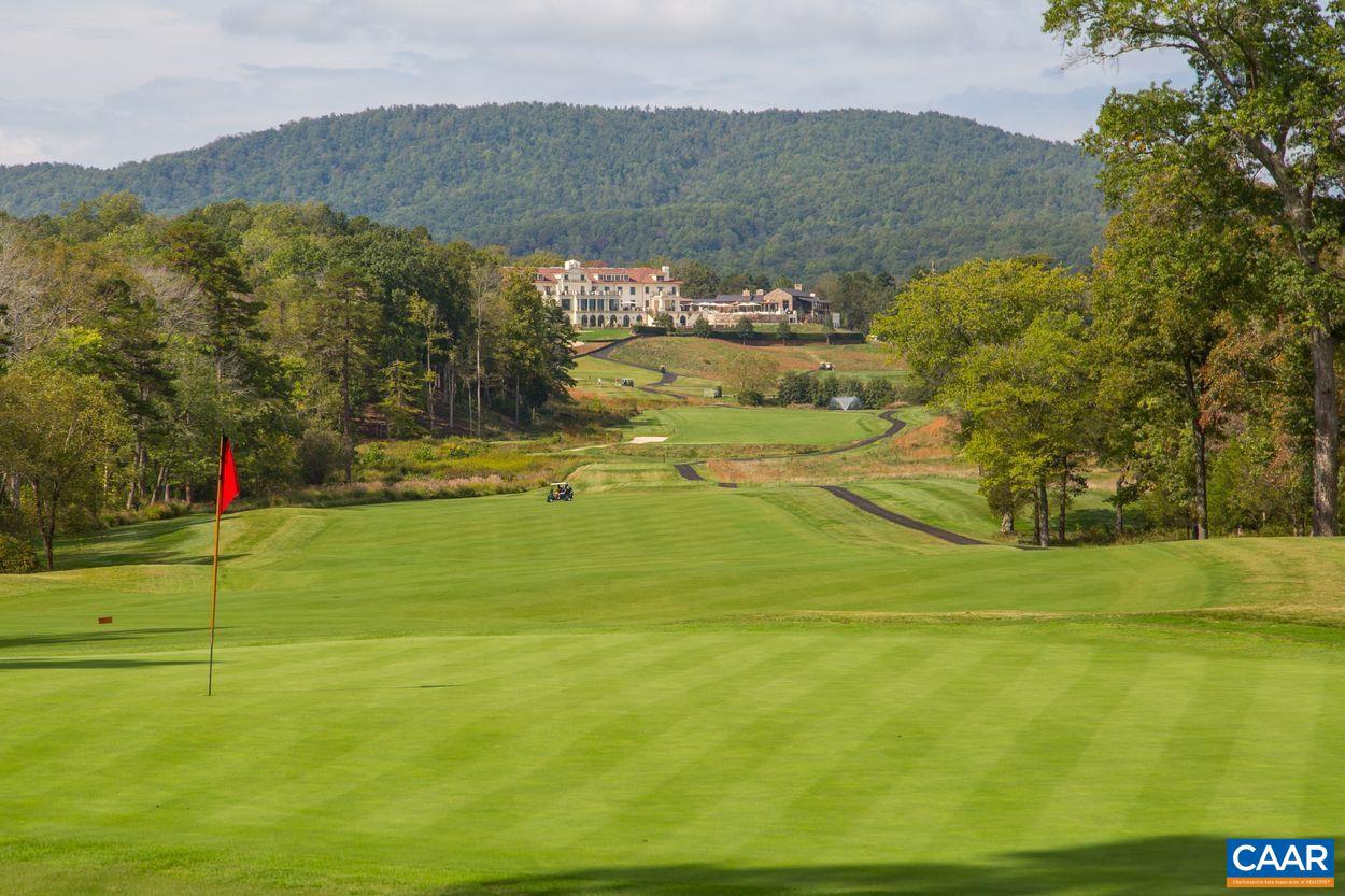 The Estate at Keswick Hall, with only 121 homes and home sites behind its gates, provides the opportunity to live the resort life all year long. Home sites range from 2 to 6-ac. inviting classic architectural design, guided by the Design Review Board. There is a site for everyone, including those inspired by golf (newly designed Pete Dye Course- FULL CRY) views, lakefront access, and wooded tranquility. Purchasers are encouraged to select their own architect that will enhance the fabric of the Estate. Only 7 miles from downtown Charlottesville the rolling hills and historic farm/estate setting are the perfect backdrop for Virginia Country Life with all of the amenities of 5-Star resort living, private and secure.,Lot 42 (Section IX)