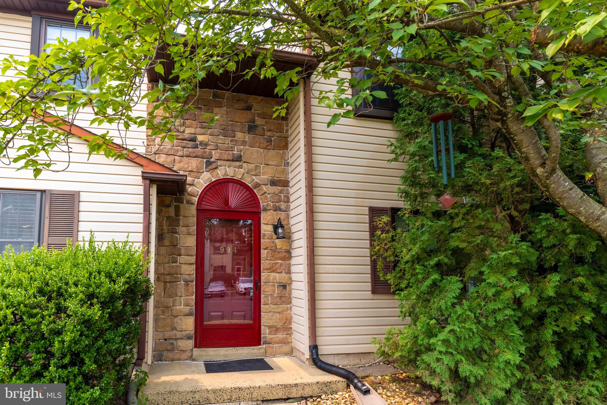 Charming 2-BR Townhome in Stover Mill – Award-Winning Central Bucks Schools & Large Private Backyard! 
Tucked away in the highly sought-after, quiet community of Stover Mill, this beautifully maintained 2-bedroom, 1.5-bathroom townhome offers the perfect blend of modern comfort, convenience, and peace of mind.
Step Inside: You are greeted by a light-filled, open-concept main floor designed for effortless everyday living and entertaining. The spacious living and dining areas flow seamlessly into the kitchen, creating a warm and welcoming hub for the home. A convenient half-bath and main-floor laundry round out the first level. Upstairs, you'll find two generously sized bedrooms with ample closet space and a full hall bath and extra space in the hallway with skylight inviting sunshine to the 2nd floor.