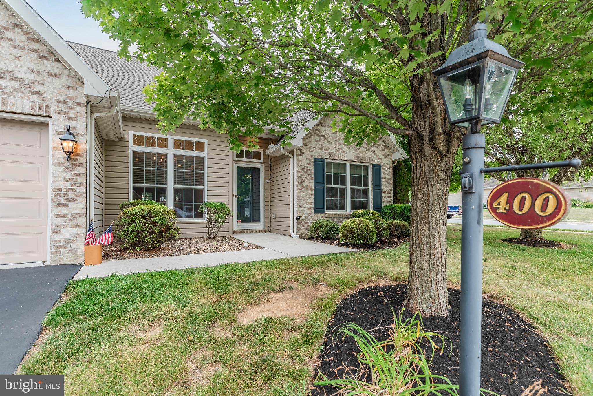 This impeccably maintained one-owner end unit townhome is situated on a corner lot in the desirable Summerfield Community within the South Middleton School District.   With an open floor plan, this three bedroom and two bathroom home has one of the largest floor plans in the development.  In the heart of the home,  the kitchen, dining room, and living room flow seamlessly from one into another.  The large working island in  the kitchen was designed for those who love to cook and offers a perfect arrangement for talking to guests sitting along the bar while gathering with family and friends.   A vaulted ceiling, and French doors in the family room provide the spaciousness and the gas fireplace provides the coziness to suit any occasion perfectly.   Extend the season for patio entertaining by being protected from the inclement weather by a roof with skylights!!  A ramp to the rear patio offers an accessible route from Merrihill Drive.  Divided by the open living area in the center of the home, the owners suite sits to one side of the home along with the laundry room and entrance to the two car garage.  Two bedrooms and one full bathroom sit on the other side.   The owner's suite is complete with a ceiling fan, walk-in closet and ensuite bathroom with stall shower, soaking tub and double sink.  The seller has provided lawn care to the buyer through the end of the year that includes a weed and feed treatment in September, winter treatment in October/November and core aeration in November.  Give me a call to schedule your own private showing.