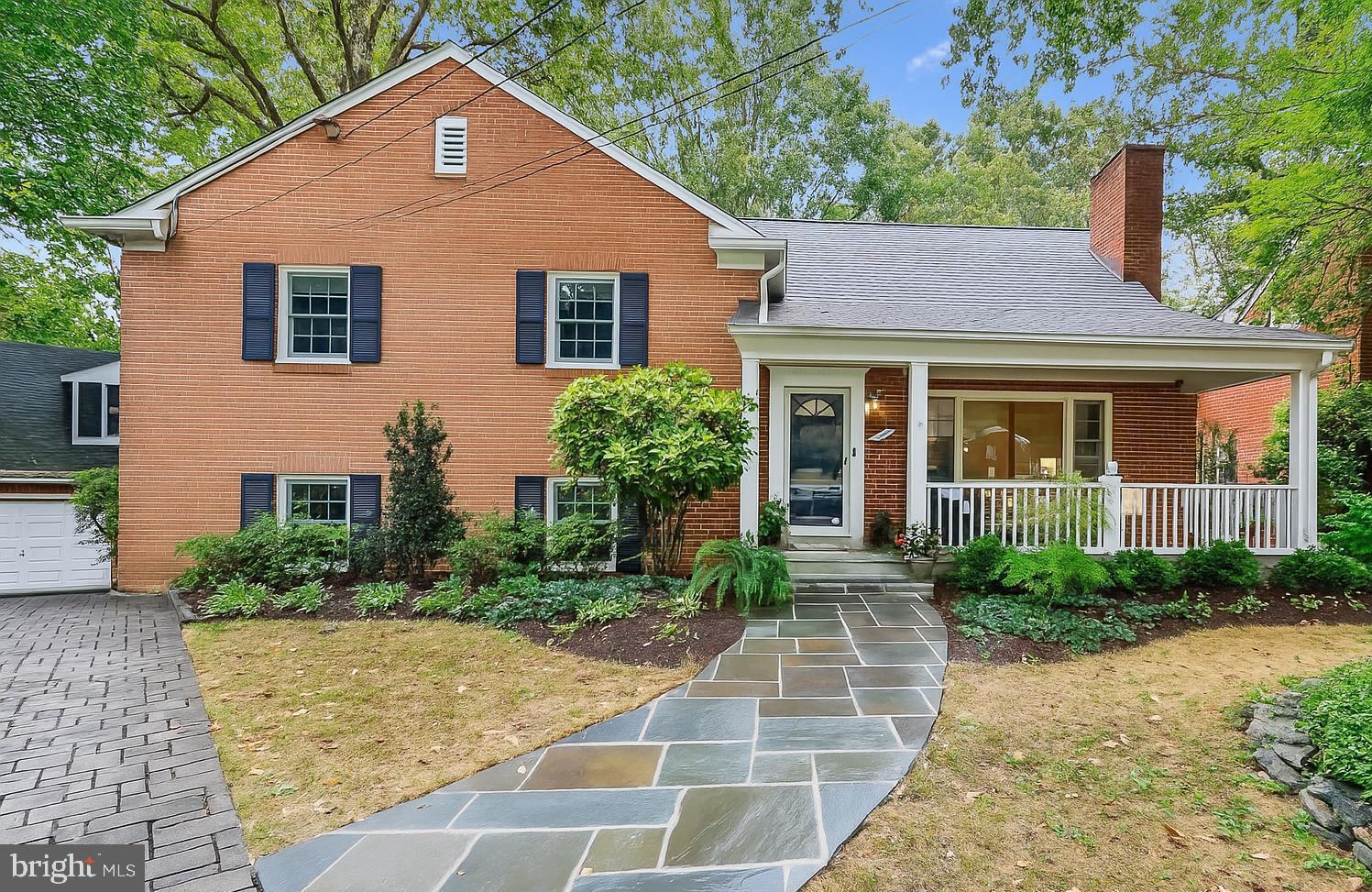 BACK ON MARKET!  Wood Acres/ Pyle/Whitman School District! Located on a quiet cul-de-sac with no through traffic, and a footpath to Merrimac Park just steps away, this beautifully expanded 4-level split with 5 bedrooms and 5 baths boasts 3,500 SF of above ground living space on a sprawling 13,952 SF lot in the highly desirable Woodburn neighborhood of Bethesda. Enjoy access to one of the most prestigious public school clusters in the country — including Walt Whitman High School, ranked #2 in Maryland! Main Level: Formal living room with fireplace - oversized dining room with custom built-ins and serving area - gourmet kitchen featuring stainless steel appliances and double pantry - open family room with wood-burning fireplace and convenient powder room.  Seamless flow to multiple outdoor living spaces: upper deck, screened-in porch, lower deck, and patio with hot tub. Upper levels: fabulous owner’s suite with en suite bath, spacious closets, and a wood-burning fireplace; second primary suite with private bath and three additional bedrooms and a full hall bath. Lower level: expansive recreation/family room with built-ins; large laundry room, storage room, and a second powder room. Additional Highlights: Detached oversized 2-car garage with a second-floor bonus room — ideal for home office, gym, game room or creative studio. Whole-house GENERAC generator. Tons of storage throughout. Fantastic commuter location with fast access to major routes into DC, VA and area airports. Minutes to downtown Bethesda, Capital Crescent Trail, Westbard Square, and more. Steps to Merrimac Park, featuring walking paths, tennis courts, basketball courts and a children’s play area, this home offers an unbeatable combination of location, space, schools, and lifestyle.  Schedule your private tour today!