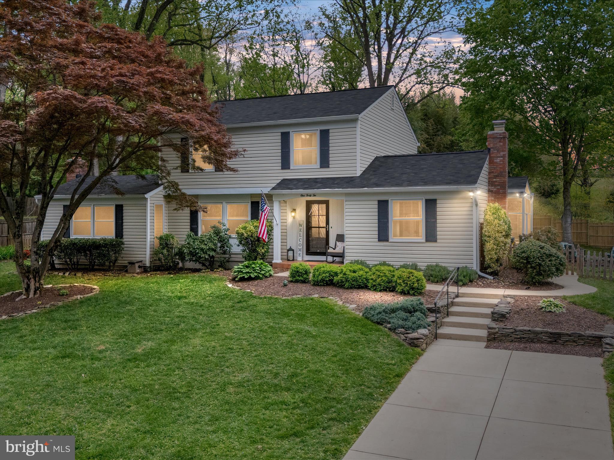 Here is a "must see" opportunity to live in The Timbers, a desirable development in Arnold. This classic 4-bedroom, 2.5-bathroom charmer is a perfect example of elegant colonial symmetry. The location is just a short drive to Downtown Annapolis, and the outdoor natural attractions of the (Magothy River, Severn River and Chesapeake Bay). The interior includes oak hardwoods in the living spaces, an open layout, stylish lighting, neutral decor, notable ceiling styles (including vaulted and beamed), and two gas fireplaces (living room and den). In the kitchen, natural light, fresh updates, premium appliances, granite counters and garden window create an inspiring environment for culinary achievement. The highly functional primary bedroom includes recent updates, a walk-in closet, and a custom private bath with a separate tub and shower. The other three bedrooms, situated above the ground floor for privacy, are designed with plenty of wardrobe storage and ready to reflect your good taste in decor. The large partially finished basement is perfect for storage or conversion. Exterior includes a brand-new pressure-treated deck, fully fenced rear yard and a relaxing screened porch with cathedral ceilings. An easy commute to Annapolis, Baltimore and DC means more time to enjoy your loved ones and your new home . Don't let this be the one that got away.