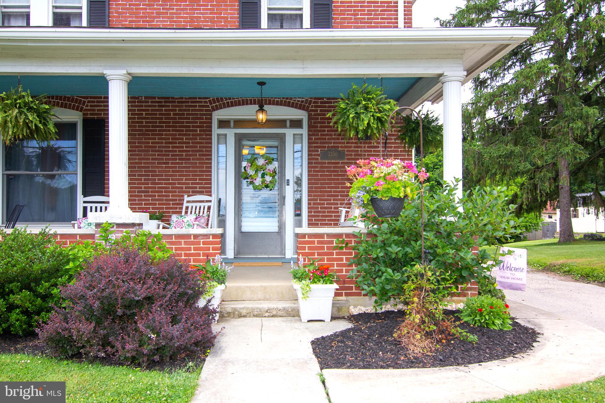 Timeless elegance, meets modern comfort in this stunning  4-corner brick two story Colonial.  Perfectly situated on a charming in-town street directly across from  Christmas Tree park.  This character-filled home showcases beautiful original woodwork, detailed moldings, an abundance of natural light, and thoughtful updates throughout.
From the warmth of the covered front porch to the the gracious foyer and an easy flow into the spacious living room with wood floors . Updated kitchen with granite countertops, an island with a prep sink, abundant cabinetry offering plenty of storage, custom built-ins and SS appliances embraces the center of this home. Large Dining room (with gorgous pocket doors)and access to the screened porch which then continues to the outside living space with patio, garden studio, perfect for home office, fitness or private space as well as a fire-pit and more charm all around.
Upstairs, four spacious bedrooms and two full baths providing ample accommodations, including a serene primary suite with direct access to a private second-floor balcony, private full bath with heated  floors, double sink, shower and soaking tub that enhances the home's comfort and appeal. 
Plus,  enjoy the most charming attic, highlighted by picturesque windows,  distinctive angled ceilings, and more storage cubbis presents endless possibilities for a home office, studio, playroom, or additional flex space. All levels of this colonial is being used to its best ideas including the lower level rec room with powder room and outside access to side yard and sidewalk!
 Blending classic Colonial architecture and exceptional indoor-outdoor living, this remarkable residence offers functionality, and enduring appeal!
A rare opportunity to own a distinctive, character-rich home in an unbeatable location!