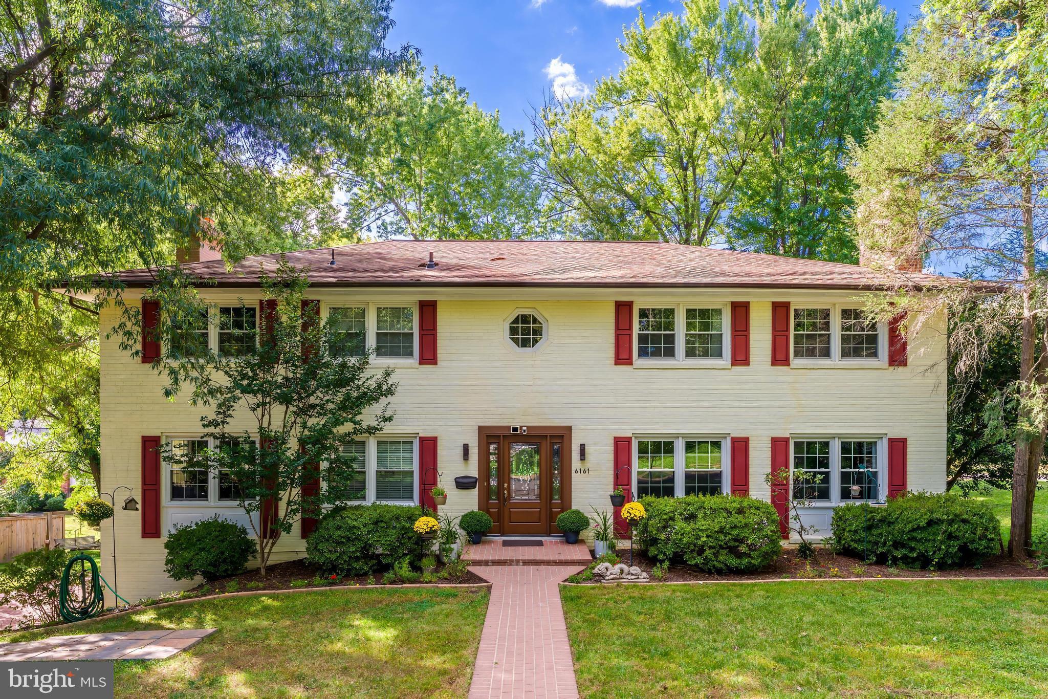 Don't miss out on this classic colonial situated on a corner lot in the desirable Potomac Hills neighborhood. This home delivers over 4,000 square feet of comfortable, versatile living space on 3 finished levels. The upper level includes five generous bedrooms and three full baths, while the main level offers an additional bedroom and full bath - perfect for guests, a home office, or multigenerational living. Hardwood floors, spacious living areas, and plentiful natural light are found throughout the home.

The kitchen features gas cooking, and opens directly to the rear deck, making it easy to host outdoor gatherings or enjoy casual meals outside. The walk-out lower level is ideal for entertaining, with a large recreation area, a full bath, and direct access to the two-car garage.

Located just a short distance from Highlands Swim Club, Linway Terrace Park, and Chesterbrook Shopping Center with Safeway and Starbucks. Commuters will appreciate the prime location with quick access to the GW Parkway, and I-495.