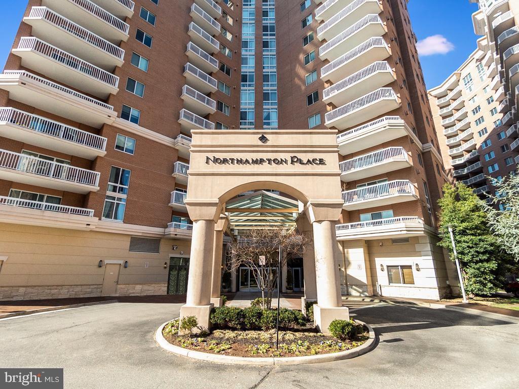 *** Discover the exquisite Northampton Hartford model, a spacious 1-bedroom, 1-bathroom luxury condominium spanning 777 square feet, complete with a dedicated garage space (#239) and additional storage bin (#130 on G3). Perched perfectly to offer unobstructed treetop views, this pristine unit invites you to unwind on your private balcony, soaking in serene, elevated scenery. Inside, the home shines with professional paint, brand-new LED light fixtures, and a modern kitchen featuring maple cabinets and stainless steel GE appliances—all meticulously maintained for effortless living.

Located in the heart of Alexandria, this pet-friendly gem (welcoming 1 dog of any weight or 2 pets up to 35 lbs. each) sits just 4 miles from Amazon’s National Landing HQ2, with direct access to I-395 and a prime position bordering Arlington and Falls Church. The luxury condominium offers an array of amenities covered by the condo fee—including water, sewer, trash, and seasonal heating/AC inspections with filter replacements—plus 24/7 concierge service, a fabulous exercise room with sauna and locker room, a relaxing community pool, lush lawns, picnic areas w/ Four GAS Grills, a business center, community room, and lounge area.

Commuting is a breeze with Express and daily Metro bus service, DASH bus routes to King Street Metro, and proximity to major transportation arteries. Enjoy the vibrant locale with restaurants, shopping, and the Gateway Alexandria (featuring Harris Teeter), which opened in July 2021, just steps away. This charmer is move-in ready—make this stunning 777 sq. ft. retreat with its breathtaking, unobstructed treetop views your new home! *** Pictures are taken in 2024