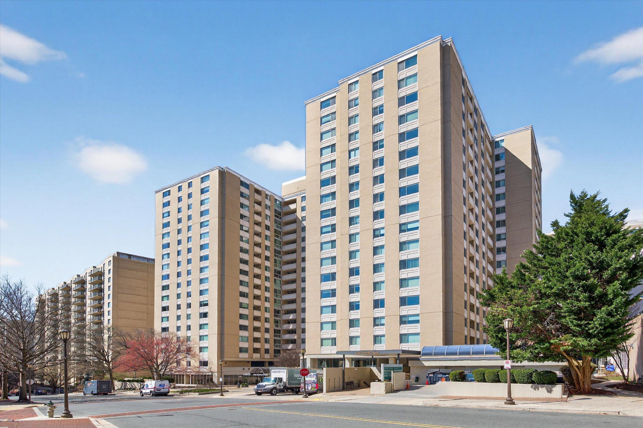 A beautifully appointed 2BR condo at The Elizabeth.  Lower floor location for easy in and out access.  Quiet exposure and great layout.  Brand new flooring throughout, freshly painted and updated kitchen and renovated baths.  Ample closet space and primary suite has lovely double exposure. In unit washer/dryer is another special feature and utilities are included in the monthly condo fee.  Enjoy assigned parking in a pet friendly building that has a 24 hour front desk and indoor pool.  And the common spaces are fully renovated and gorgeous. Easy one level living in a prime Chevy Chase location. Wow!