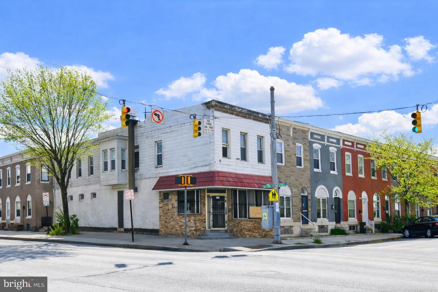 Turnkey mixed‑use opportunity on a high‑visibility corner just minutes from Johns Hopkins Hospital, Ellwood Park, and Patterson Park. This property offers strong foot traffic, excellent exposure, and flexible commercial potential. The main level is fully set up for a carryout operation and can easily support a variety of business types—carryout restaurant, convenience store, specialty food shop, or other neighborhood‑serving retail. All existing restaurant equipment conveys, allowing you to step in and start operating immediately. The upper level provides generous living space with four bedrooms, a full bath, and a private balcony—ideal for an owner‑operator who wants to live on‑site rent‑free or for additional rental income. The combination of commercial frontage and spacious residential quarters makes this a rare, versatile investment in a rapidly developing corridor.
A complete building and equipment package is included in the sale. Your next business venture begins here.
