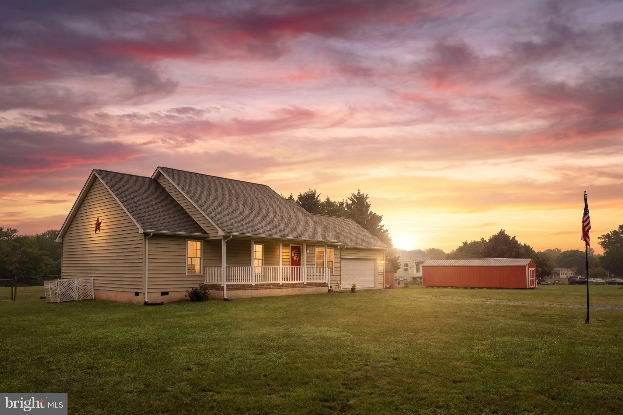 Located in historic, scenic Locust Grove—enjoy the peace of the countryside while staying just a short drive from local shopping, dining, and Route 3. Some properties are just places to sleep; others are places where you truly learn to live. Tucked away in the heart of Locust Grove, Virginia, this charming 3-bedroom, 2-bathroom ranch-style home offers the rare gift of space, freedom, and a slower pace of life. With two full acres entirely free from the restrictions of an HOA, this isn't just a home, it’s your own private homestead.

Imagine pulling up your long driveway after a busy day, leaving the noise of the world behind. You park in the spacious  2-car garage, kick off your shoes, and step inside to a bright, welcoming layout designed for easy living and easy entertaining.

Saturday mornings here hit differently. You sip your coffee on the screened in back deck, looking out over two acres of lush, flat green space. Steps away from your back door sit beautifully constructed raised garden beds, ready for your farm-to-table tomatoes, fresh herbs, and summer flowers. When the Virginia afternoon heat rolls around, you won't need to pack a bag for a crowded community pool. Your private, sparkling above-ground pool is steps away, the perfect centerpiece for weekend barbecues and twilight swims under stars you can actually see.

Inside, the home features three comfortable bedrooms, including a peaceful primary suite with its own dedicated bathroom. The heart of the home seamlessly connects the living spaces, creating an inviting environment for movie nights or holiday dinners. Because there is no HOA, your land is truly yours. Want to park a boat or camper? Build a workshop? Raise a few chickens? You have the freedom to say yes.