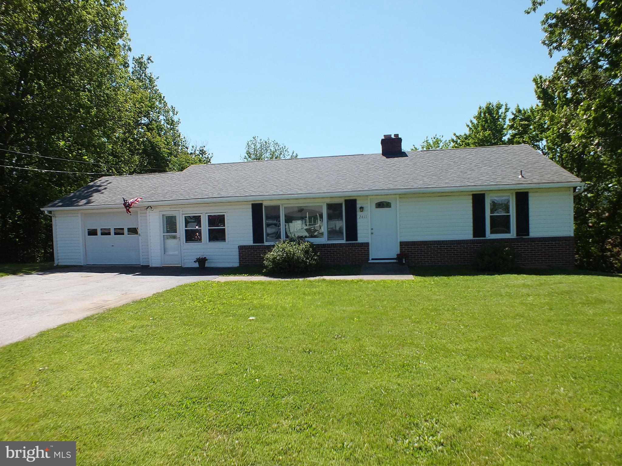 NEW PRICE on this Super cute ranch style home freshly painted and with many updates. Original hardwood floors just refinished and they're gorgeous. Great big yard that extends into the woods to the right of the house.