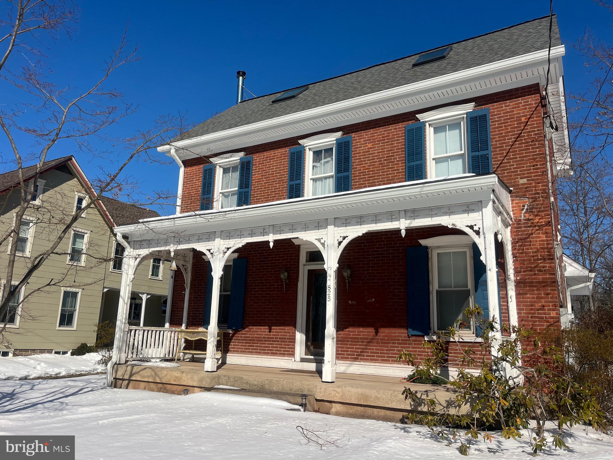 **Property is now back on the market after clean out & deep cleaning!**   Located in the quaint town of Blooming Glen, this stately 3-story home offers 5 bedrooms and 2.5 bathrooms on just under half an acre. Filled with character and classic charm, the home features beautiful hardwood floors and generously sized rooms throughout.

Enjoy relaxing on the welcoming front porch or unwind in the enclosed side porch, perfect for additional living space or a cozy retreat. Outside, the property boasts an in-ground pool, creating the ideal setting for summer gatherings and outdoor entertaining.

With three full levels of living space, there’s plenty of room to make this home your own. While it needs a little work, it presents a wonderful opportunity for buyers looking to add personal touches and build equity.

Being sold as-is.

A rare chance to own a spacious property with great potential in a charming small-town setting.

Interior and exterior of home are both under surveillance. Agent must accompany buyers at all times**