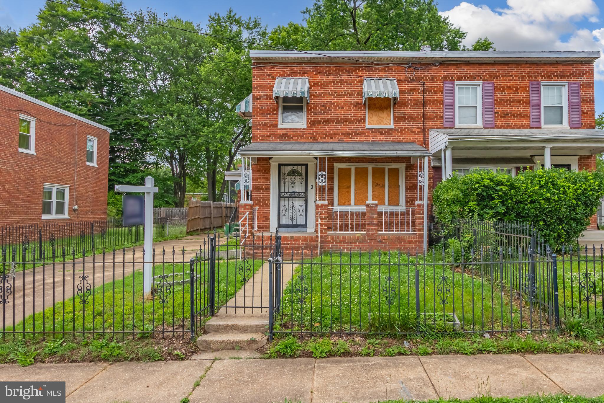 All-brick semi-detached two-level home offering 3 bedrooms and 1.5 baths, featuring a private driveway for convenient off-street parking. Located on a quiet residential street in Capitol Heights, just minutes from major commuter routes including Central Avenue and I-495. Easy access to Washington, DC, nearby Metro stations, shopping centers, dining options, and everyday conveniences. Close to local parks, schools, and community amenities, making this an ideal location for commuters and city-oriented living. This property is now under auction terms.  This sale is subject to a 5% or $2,500 minimum buyer’s premium pursuant to the auction Terms & Conditions. All bids will be subject to seller approval (minimums may apply)