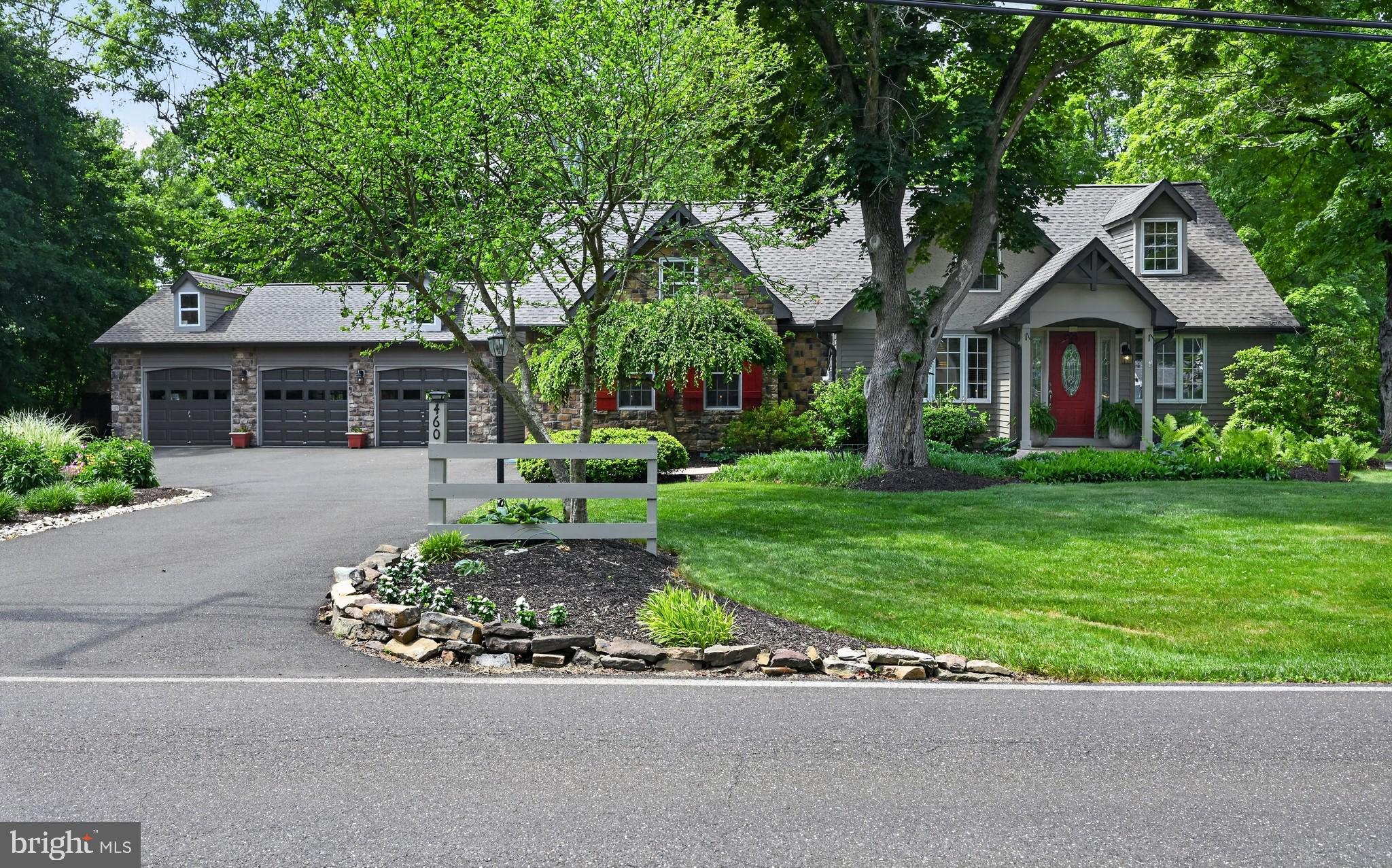 Nestled in a serene setting, this charming Cape Cod home, built in 1938 but expanded and updated over the years, offers a perfect blend of classic elegance and modern comfort. With 4 spacious bedrooms and 3.5 bathrooms, this residence spans 3,664 square feet (as per an appraiser), providing ample space for relaxation and entertaining. Step inside to discover a warm and inviting interior featuring hardwood and ceramic tile flooring, complemented by partially carpeted areas that add a cozy touch. The open floor plan seamlessly connects the gourmet kitchen, complete with a commercial range, double ovens, and stainless steel appliances, to the family room, making it ideal for gatherings. The kitchen also boasts a large island and a butler's pantry, perfect for culinary enthusiasts. Natural light pours in through double-hung and casement windows, highlighting the exposed beams and recessed lighting throughout the home. The primary suite offers a luxurious retreat including a sitting room with custom built-ins and a beautifully designed bathroom featuring a walk-in shower. Additional bathrooms are thoughtfully designed with stall and tub showers, catering to both comfort and convenience. Outside, the property sits on a generous 1.33-acre lot, providing a peaceful oasis with flood lights and outbuildings for extra storage or hobbies. Enjoy evenings on the patio, where you can unwind while listening to the gentle sounds of the nearby creek. This home is not just about the property; it's about the community. Located in an area where residents can enjoy easy access to local parks, schools, and public services. The area is known for its friendly atmosphere and community events, fostering a sense of belonging. Nearby Central Park offers recreational opportunities, while schools are highly regarded, making it a great place to settle down. With water access to a picturesque creek, this property invites you to embrace the beauty of nature right at your doorstep. Whether you're looking to explore the outdoors or enjoy the comforts of home, this residence is a true gem that promises a lifestyle of comfort and community.  Most recent updates include: New kitchen (2024), roof and gutters (2024), refinished hardwood flooring (2025), carpeting (2026), custom built shed with loft, fully wired with lighting (2025) and recently painted inside and out (2025).  Buyer is to verify the square footage.