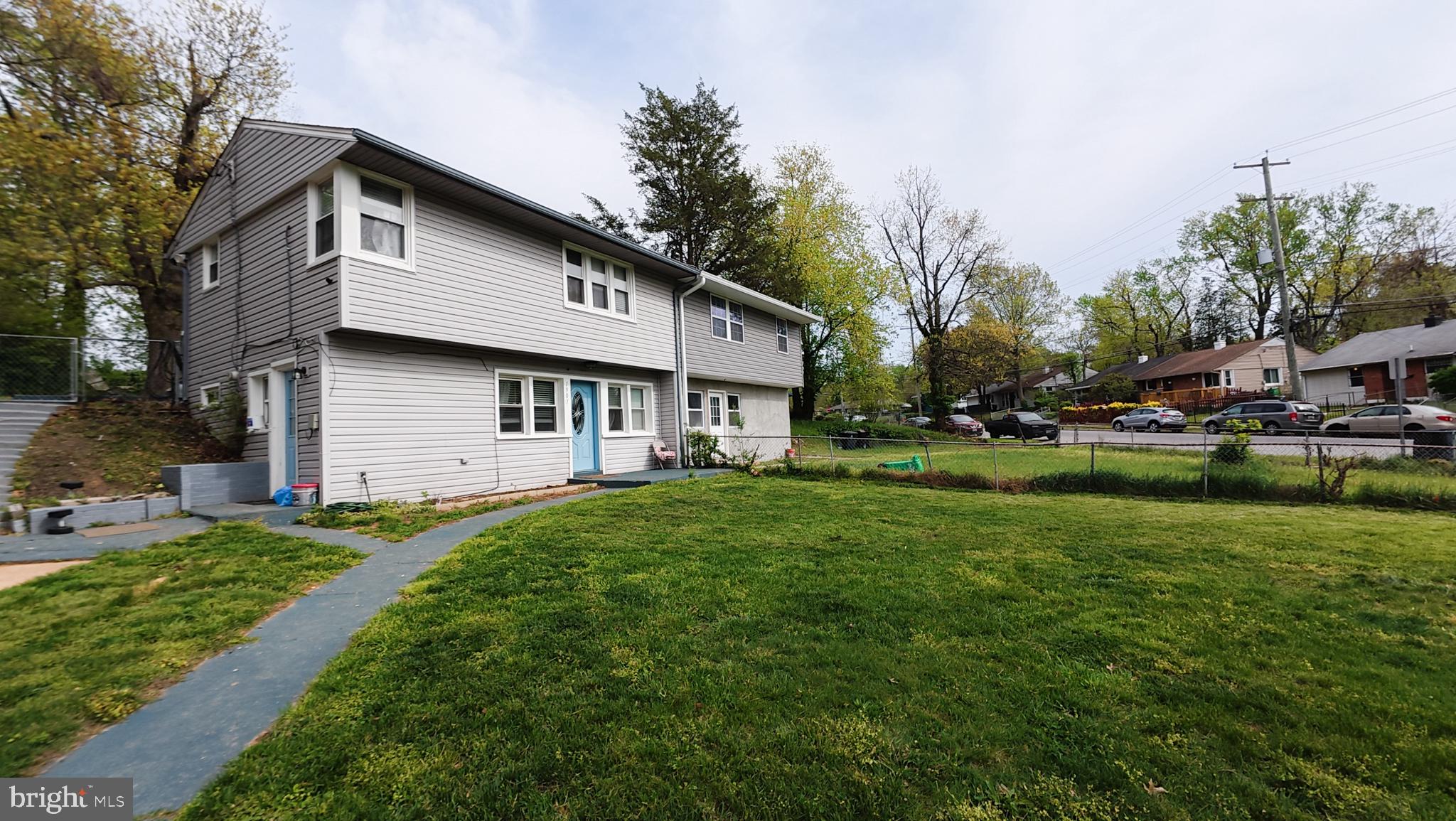 Great Location !!!!! Semi-detached home featuring 3 bedrooms, 1 full bath, and 1 half bath across two levels. This property offers a private driveway, spacious layout, and a large backyard with a patio—perfect for outdoor entertaining or relaxing. HOC Contingency