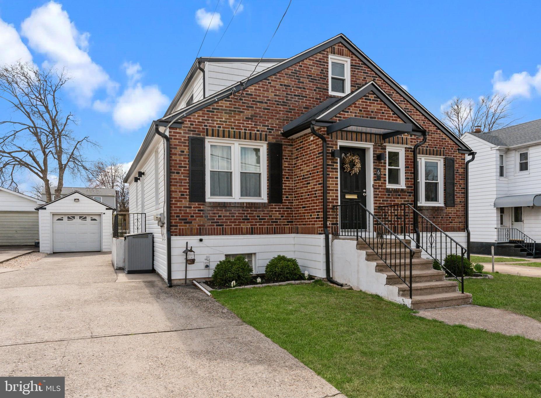 Don't miss this move-in ready duplex located in the desirable Harriman section of historic Bristol Borough. The first floor unit features 3 bedrooms, 1.5 bathrooms and a newly renovated walkup basement. The updated kitchen and dining room provide direct access to the driveway, fenced backyard and detached garage! Completing this unit is an updated bathroom and  in-unit laundry. The recently overhauled upstairs unit has 2 bedrooms, 1 full bathroom and plenty of storage space. No need for window units here- the first floor unit has central air and mini-split cooling and heating units in the basement. Upstairs, each bedroom and living space has it's own ductless, mini-split cooling and heating unit. Recent building updates include: newer roof (2020), newer siding and gutters (2023), newer windows (2021), fully waterproofed basement (2024). With a projected rental income of $48,600 a year- this investment is a no-brainer!