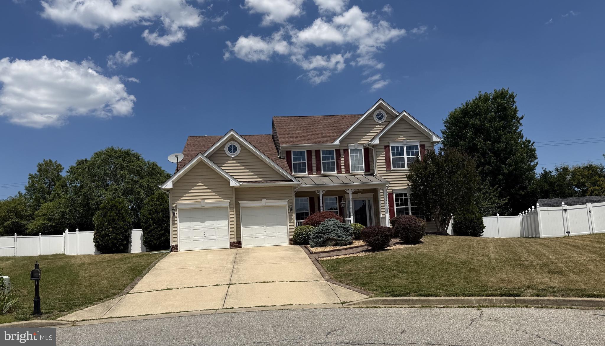 Welcome to 23636 Gunnell Drive in Leonardtown! This spacious 4-bedroom, 2.5-bath colonial offers nearly 3,000 square feet of comfortable living space on a beautifully maintained 0.51-acre lot.
Step inside to discover fresh updates, including new carpet and luxury vinyl plank flooring, creating a move-in ready home with a modern feel. The thoughtfully designed floor plan provides ample room for everyday living, entertaining, and working from home. The inviting family room features a cozy pellet stove, adding warmth and character during cooler months.
Upstairs, you'll find four generously sized bedrooms, including a spacious primary suite with a private bath and plenty of closet space. The unfinished basement offers endless possibilities for future expansion, storage, a workshop, home gym, or recreation area. Adding to its potential, the basement is already equipped with a bathroom rough-in and a grinder pump cutout, making it easier to finish the space and add an additional bathroom in the future.
Outside, enjoy privacy and peace of mind in the fully fenced backyard featuring a 6-foot privacy fence—perfect for pets, play, gardening, or outdoor gatherings. The attached two-car garage provides convenience and additional storage.
Ideally located just minutes from downtown Leonardtown, shopping, dining, schools, and commuter routes, this well-maintained home offers the perfect combination of space, comfort, and future potential. Don't miss your opportunity to make this beautiful property your next home!