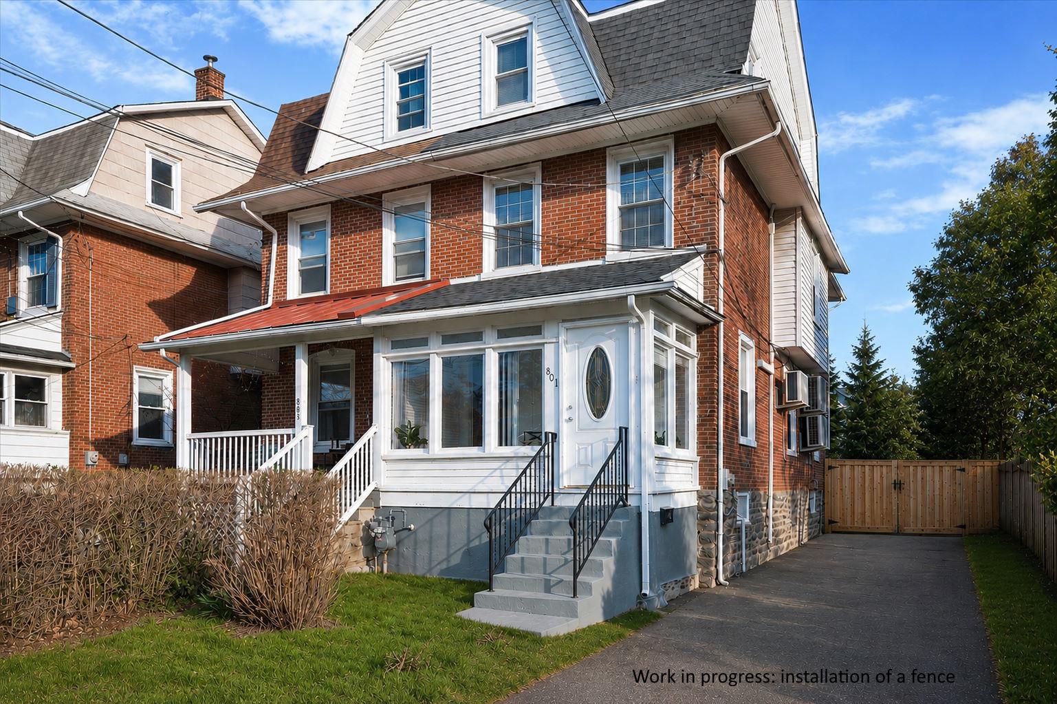 Beautifully renovated and truly move-in ready, this spacious Ardmore twin blends classic Main Line character with modern upgrades, energy-efficient comfort, and exceptional functionality — all in one of the area’s most walkable locations. Featuring off-street parking, a detached garage-sized flex space, and a rare additional separately taxed parcel, this property offers versatility and value rarely found in Ardmore.

Offering approximately 1,600 square feet of thoughtfully updated living space, this 5-bedroom, 1.5-bath home has undergone extensive renovations with major system upgrades throughout, including a new roof, all new mechanical systems, updated electrical and plumbing, energy-efficient gas radiant heat, and a high-efficiency 3-zone mini-split system providing both air conditioning and supplemental heating for year-round comfort and lower cost of ownership.

The main level features an open and airy layout filled with natural light, tall ceilings, and beautifully updated spaces designed for modern living and entertaining. At the center of the home is a stunning chef’s kitchen with white shaker cabinetry, quartz countertops, stainless steel appliances, generous prep space, and a large peninsula ideal for gathering with family and friends.

The second floor offers three spacious bedrooms and a beautifully renovated full bathroom, while the third floor provides a versatile private retreat perfect as a primary suite, home office, guest space, playroom, gym, or creative studio.

Adding even more flexibility is the detached garage-sized outbuilding at the rear of the property. Currently configured with a standard entry door and window access, the space offers tremendous potential for a workshop, studio, hobby room, home gym, storage, entertaining space, or future customization to fit your needs.

Outside, you’ll enjoy additional yard space rarely found with Ardmore twins, along with private off-street parking and easy access to everything the Main Line has to offer.

Located just steps from the vibrant heart of Ardmore, the home is conveniently close to restaurants, shopping, parks, playgrounds, walking trails, and multiple transit options, including SEPTA Regional Rail, Amtrak, and easy access to Center City Philadelphia.
A rare opportunity to own a fully renovated, energy-efficient home with parking, flexible bonus space, and modern systems in one of the Main Line’s most desirable communities.