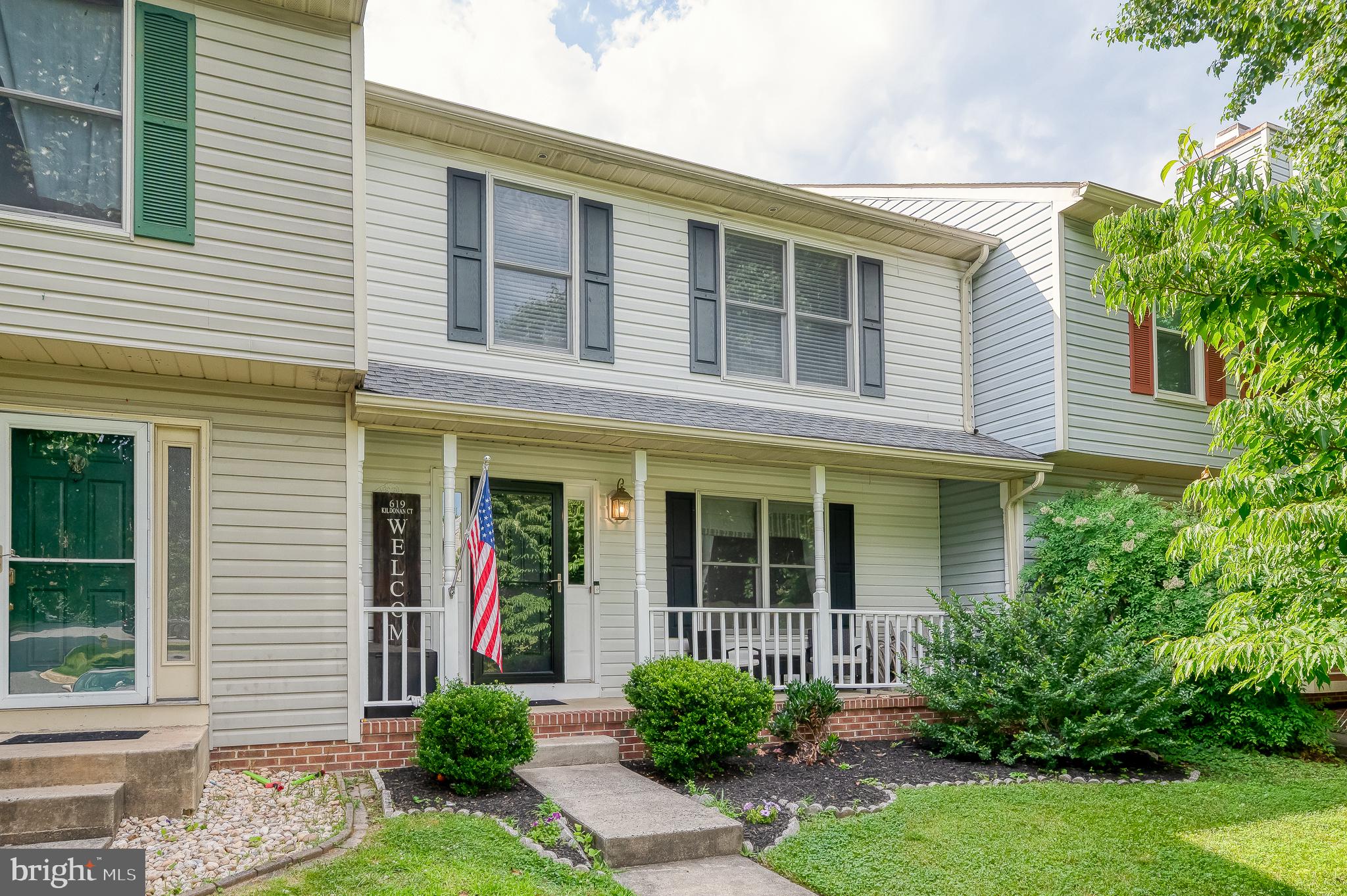 Beautiful, move-in ready townhome in a sought-after neighborhood and school district! And at an affordable price! This 3 bed, 2 1/2 bath townhome is sure to impress. Entering through the front door you will find a truly spacious living room leading into the dining room with attached half bath. Around the corner is the kitchen with lots of countertop space and an enormous pantry. The sliding glass door off the dining room leads to a gorgeous trex deck with stairs leading to the fully fenced yard backing to the woods. Upstairs are all 3 bedrooms including the primary with a walk-in closet and a stunning attached bathroom featuring custom ceramic tile floor and huge vanity with granite top. There is also a full hall bath upstairs with a tub shower. The other two secondary bedrooms are spacious with double door closets. The basement is also finished providing excellent bonus space for kids, a tv room, home office, home gym or whatever else best suits your needs. There is another sliding glass door downstairs at walkout level, leading to a floating deck/patio in the back yard. The laundry is downstairs also in an unfinished utility room with lots of storage space. The roof is only 12 years old and the HVAC and WH are almost brand new. You will be hard pressed to find anything in the area move in ready at such a great price! Get a showing today before it's gone!