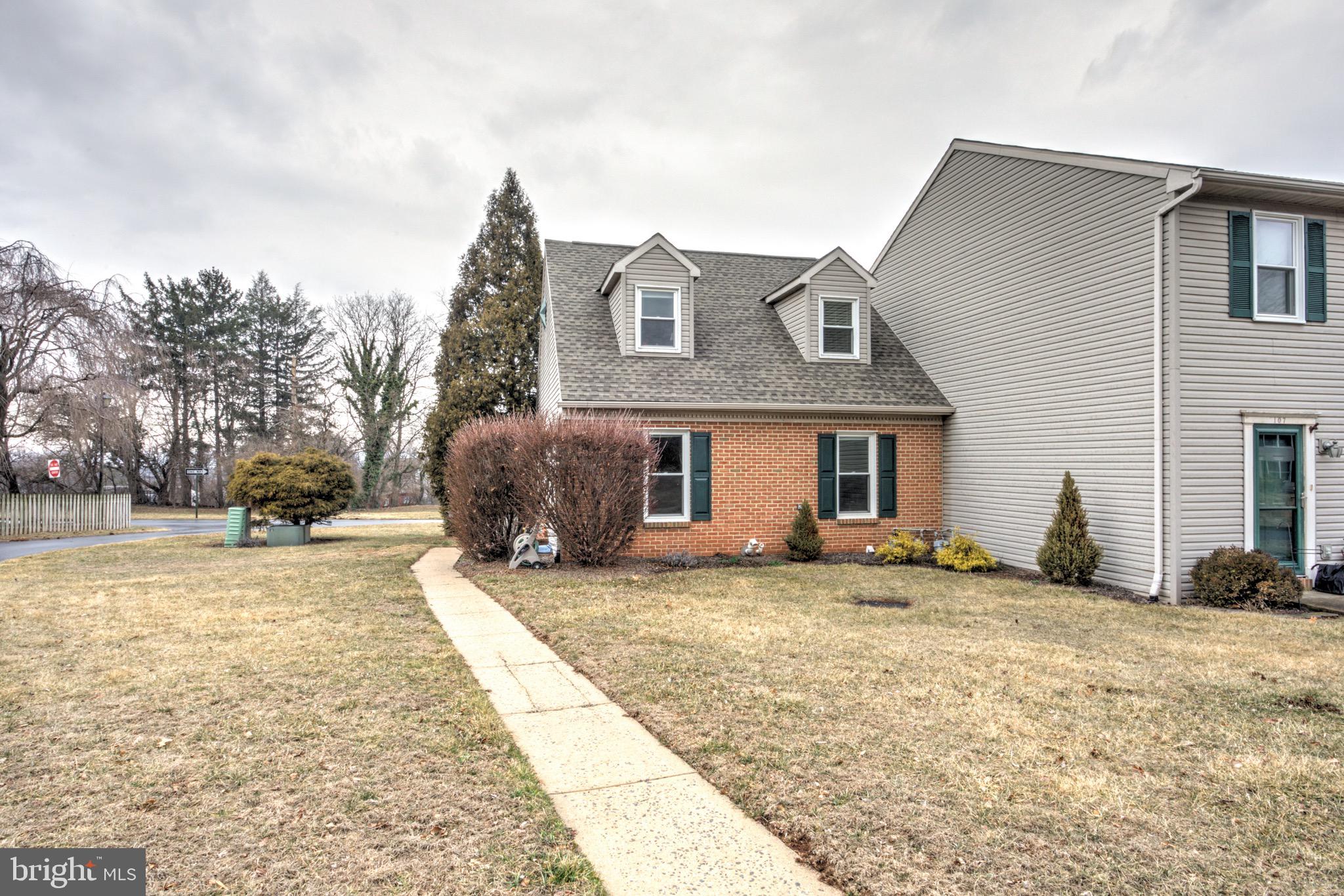 Welcome home to 108 Stonecrest ct. This spacious end unit is located in a quiet neighborhood just minutes from Route 222 and the PA turnpike. It also features an updated kitchen, large master with spacious closets and basement for additional storage. Some more this home has to offer is 3 bedrooms, 1.5 baths and an outdoor deck with storage for grilling or entertaining. Nice sized yard, friendly neighbors and parking out back. You don't want to miss this one!