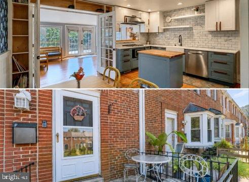 Welcome home to this spacious three-bedroom, 1.5-bath brick home. A significant feature of this property is the large addition located just off the kitchen/dining room, which provides excellent extra living space, along with a spacious deck off the back perfect for outdoor relaxation. This homes offers incredible value, functionality, and modern convenience. 

As you enter the home, you are immediately greeted by a bright, open-concept floor plan designed for both everyday living and effortless entertaining. The living room offers a bay window, hardwood flooring and is fios cable ready. The open kitchen and dining make this an ideal space for meal preparation and entertaining and offers plenty of storage and workspace. Updates to the kitchen include stainless steel appliances, a commercial vented range hood, a butcher block island, a built-in oven and gas cook top, custom cabinets, marble countertops and backsplash, a farmhouse sink, hardwood flooring and recessed lighting. Continue through the French doors to enjoy the extra living space complete with vaulting ceilings, solar tubes, an abundance of natural light, and reclaimed hardwood flooring. 

The upstairs of this home features three comfortable bedrooms, an updated full bath, a hall closet, and a whole-house attic fan. Pull-down stairs also provide access to an attic with additional storage space.

The lower level offers further living space, including a finished recreation room with built-ins and a closet. The utility room contains a convenient laundry area, a half bath, and workbench, along with plenty of storage. Outside, you can enjoy a cedar deck and a fenced-in backyard, ideal for morning coffee and summer cookouts.

Notable updates include: NEW roof with transferable warranty 2025, 50 gallon HWH 2021, HVAC 2018, leaf guard capped gutters 2023, cedar deck 2017, chimney lining 2018, Smart Nest thermostat, sewer line replaced in 2009. The sellers are offering a home warranty to provide you with peace of mind and extra protection for your new home.

With its thoughtful updates, desirable location, and move-in-ready condition, this home checks all the boxes for today’s buyer. Simply move in and start enjoying your new home. Close to shops, restaurants, schools and commuter routes 695 & 83.